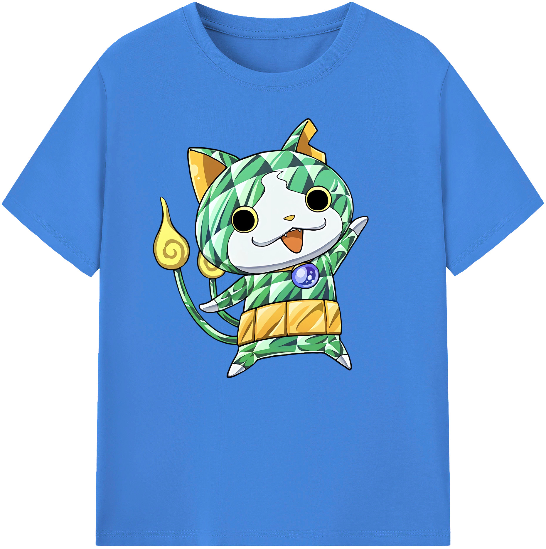 （画像用） 妖怪ウォッチ Yo-kai Watch 綿100％ メンズ半袖Tシャツ｜肌触りやわらか＆通気性