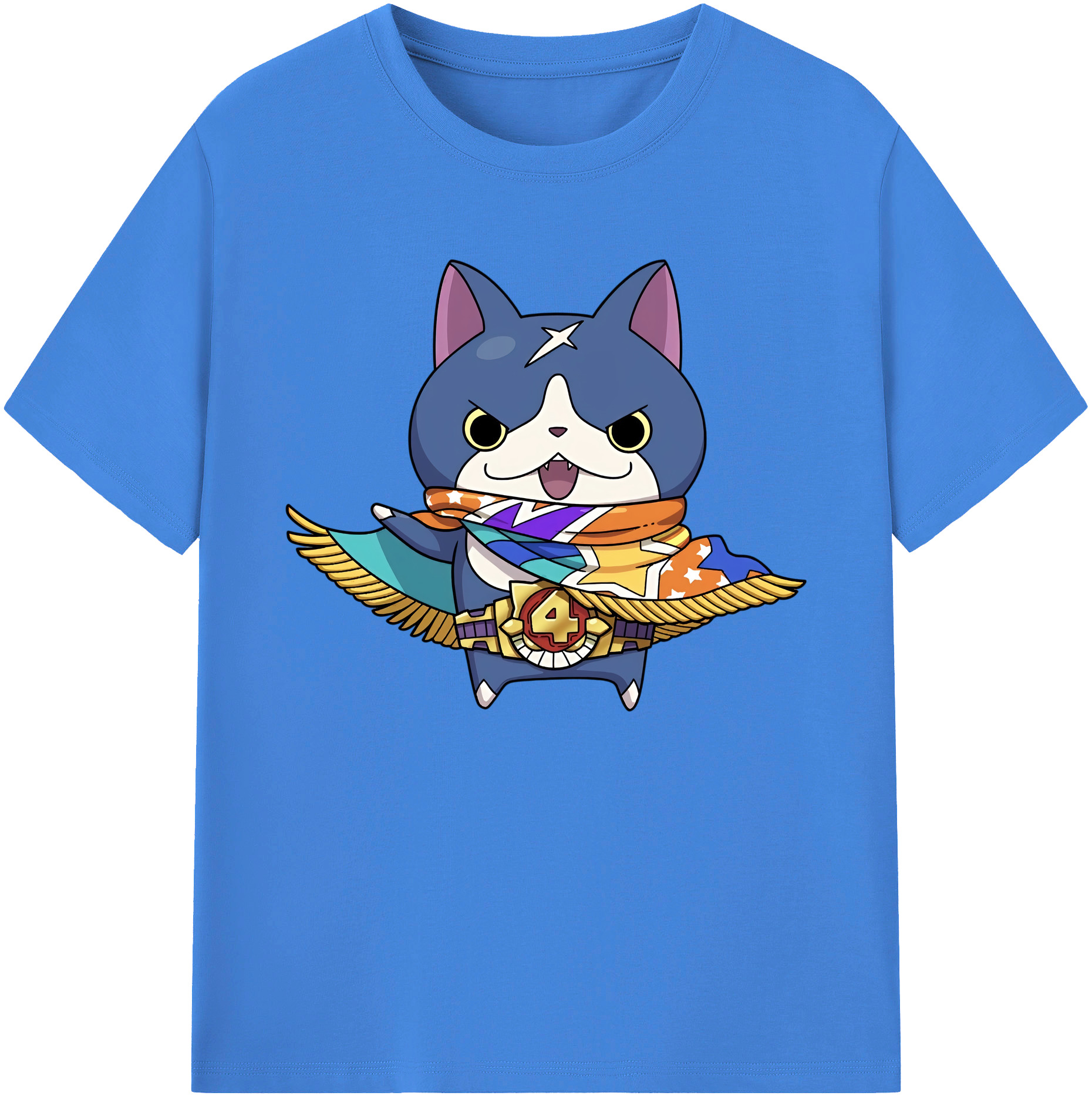 （画像用） 妖怪ウォッチ Yo-kai Watch 綿100％ メンズ半袖Tシャツ｜肌触りやわらか＆通気性