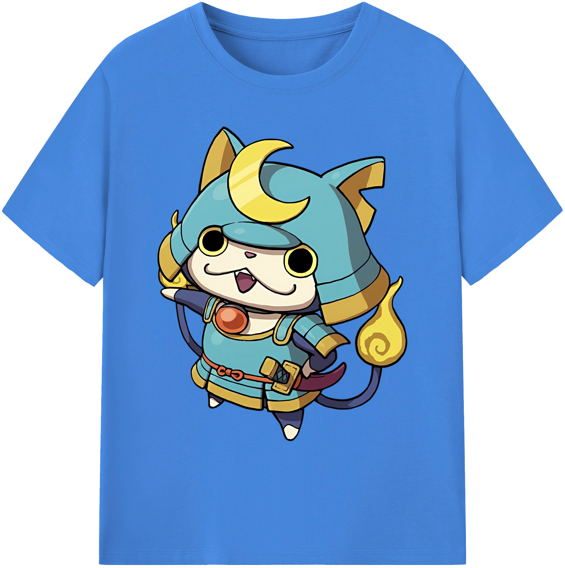 （画像用） 妖怪ウォッチ Yo-kai Watch 綿100％ メンズ半袖Tシャツ｜肌触りやわらか＆通気性