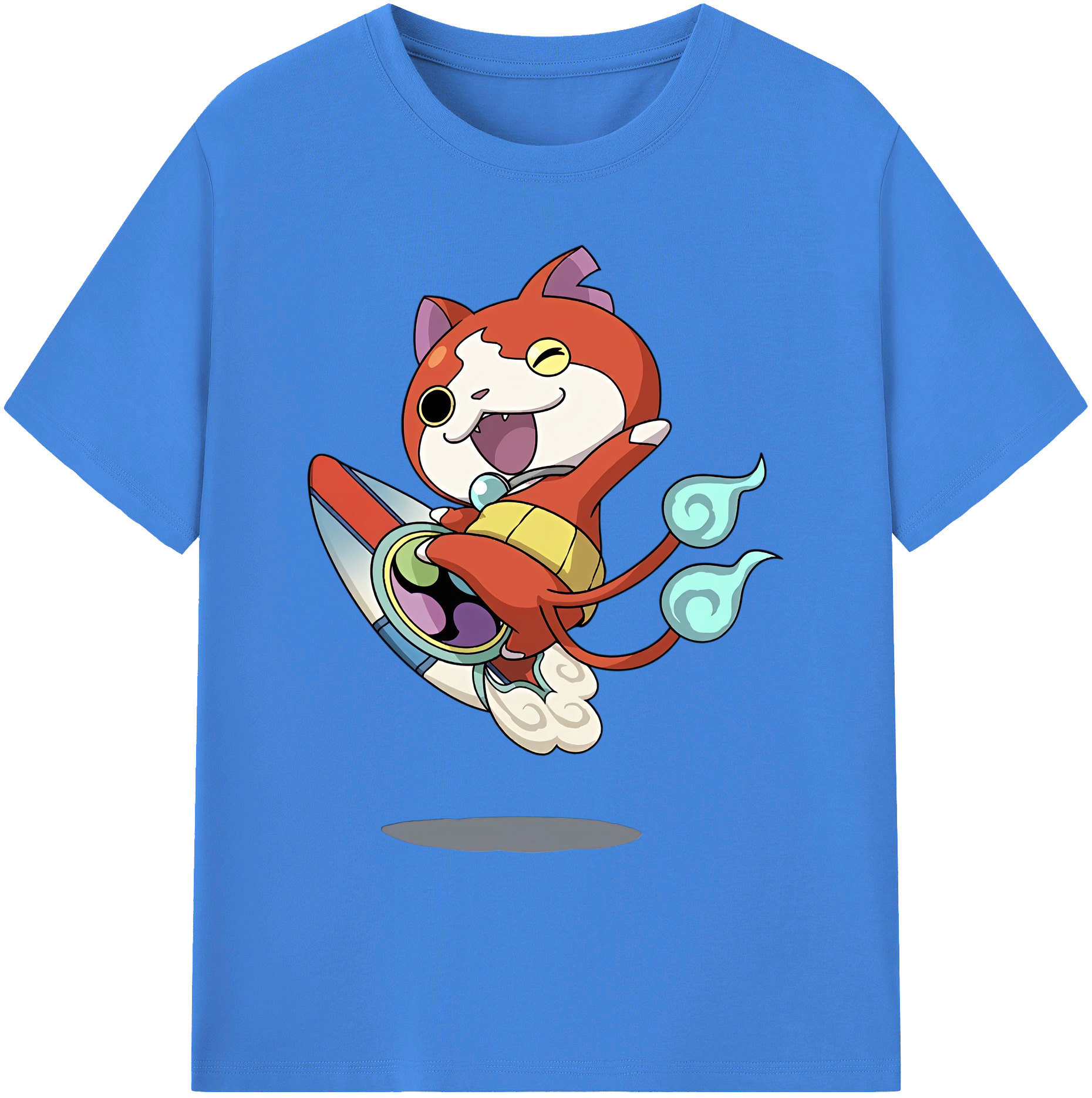 （画像用） 妖怪ウォッチ Yo-kai Watch 綿100％ メンズ半袖Tシャツ｜肌触りやわらか＆通気性