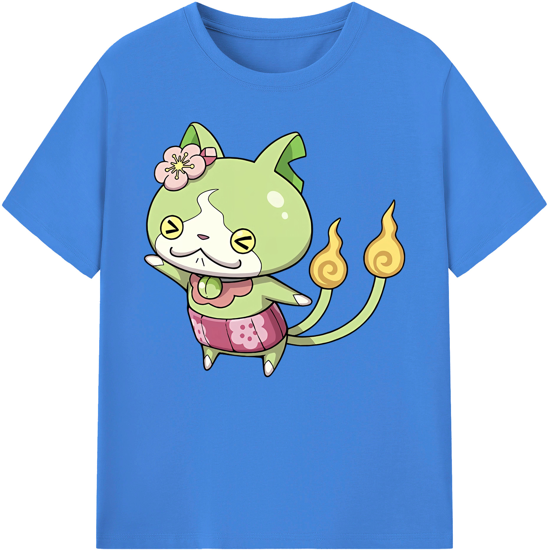 （画像用） 妖怪ウォッチ Yo-kai Watch 綿100％ メンズ半袖Tシャツ｜肌触りやわらか＆通気性