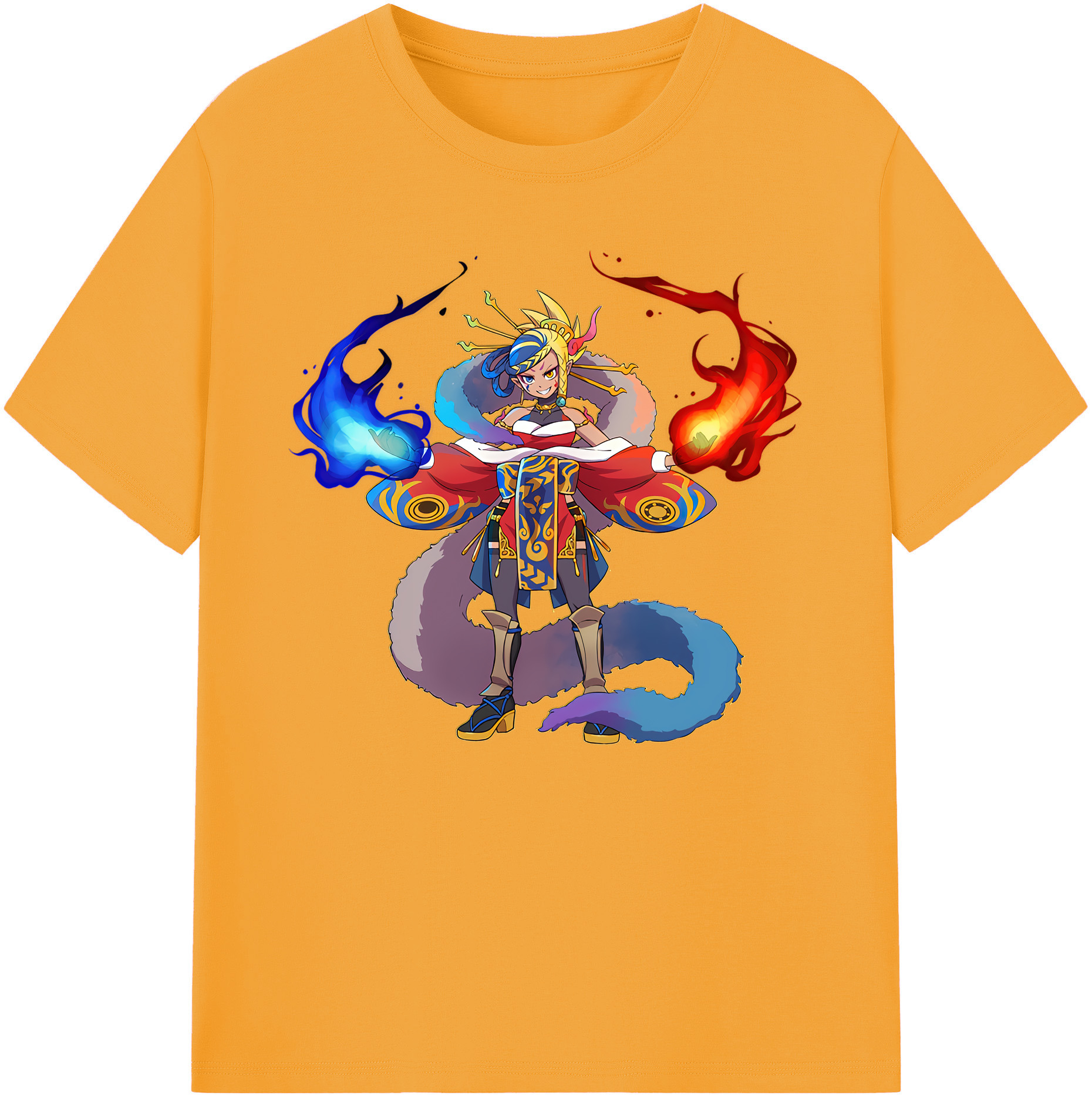 （画像用） 妖怪ウォッチ Yo-kai Watch 綿100％ メンズ半袖Tシャツ｜肌触りやわらか＆通気性
