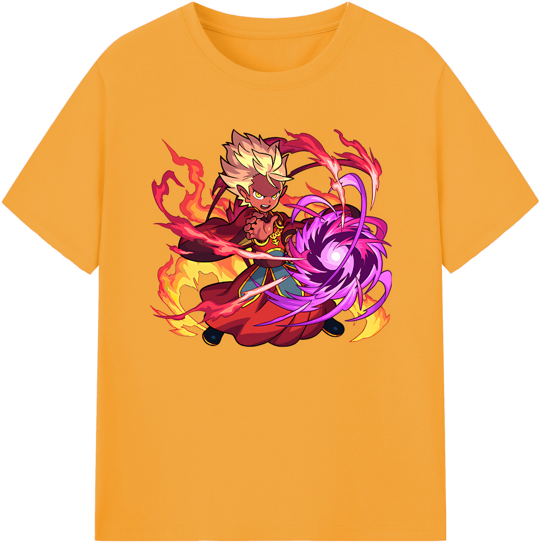 （画像用） 妖怪ウォッチ Yo-kai Watch 綿100％ メンズ半袖Tシャツ｜肌触りやわらか＆通気性