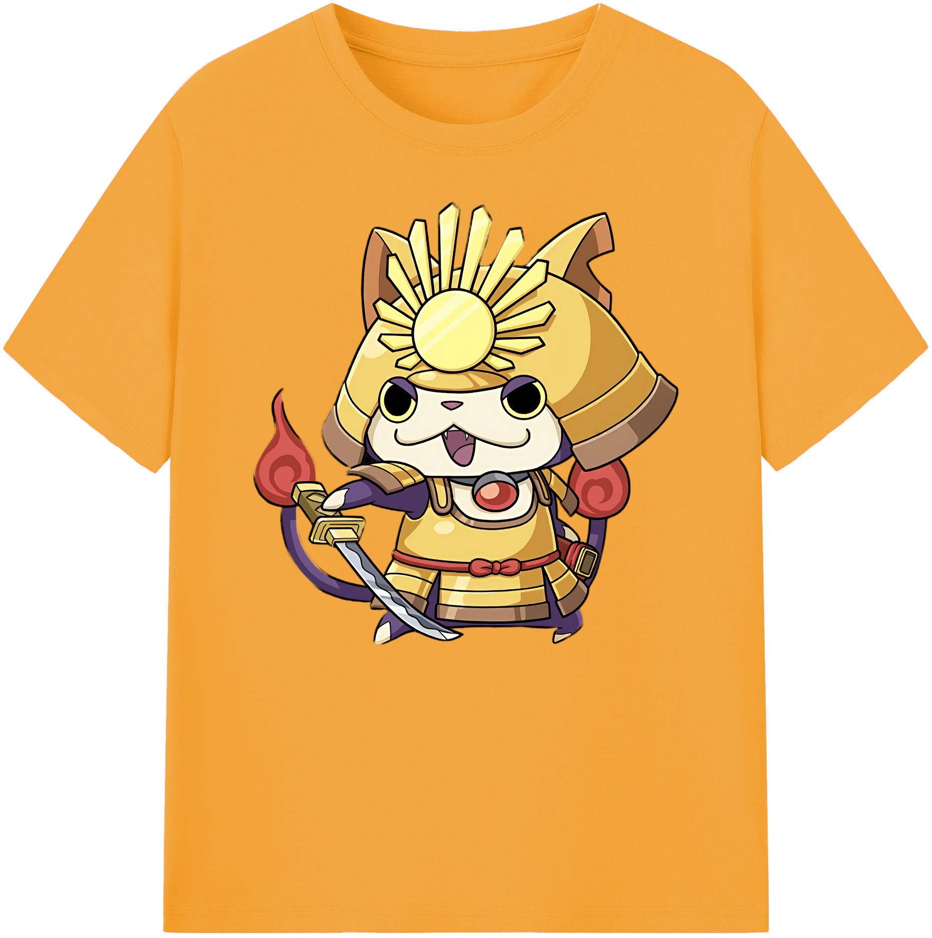（画像用） 妖怪ウォッチ Yo-kai Watch 綿100％ メンズ半袖Tシャツ｜肌触りやわらか＆通気性