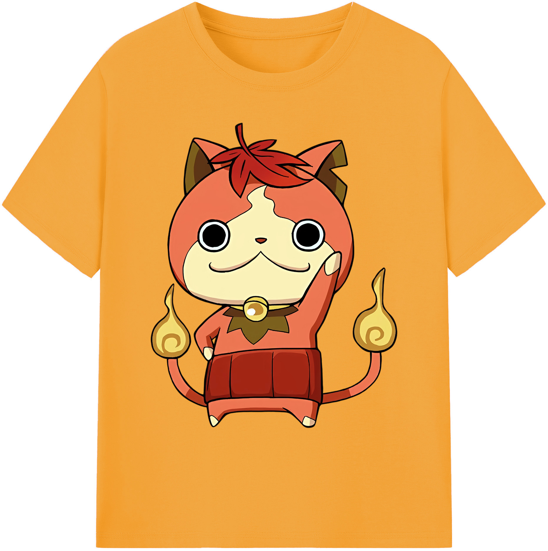 （画像用） 妖怪ウォッチ Yo-kai Watch 綿100％ メンズ半袖Tシャツ｜肌触りやわらか＆通気性
