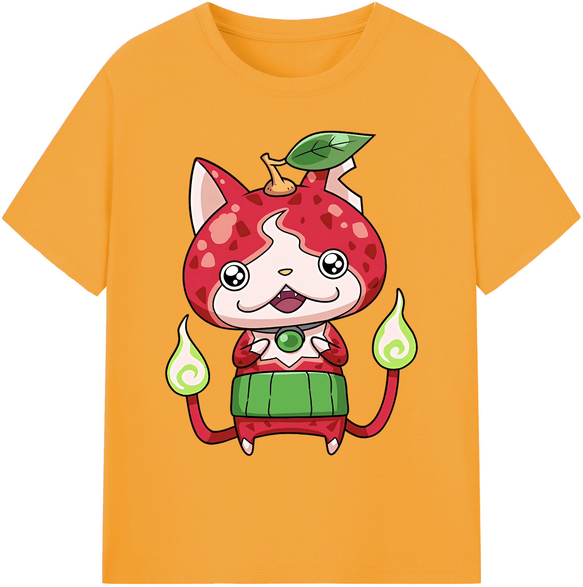 （画像用） 妖怪ウォッチ Yo-kai Watch 綿100％ メンズ半袖Tシャツ｜肌触りやわらか＆通気性