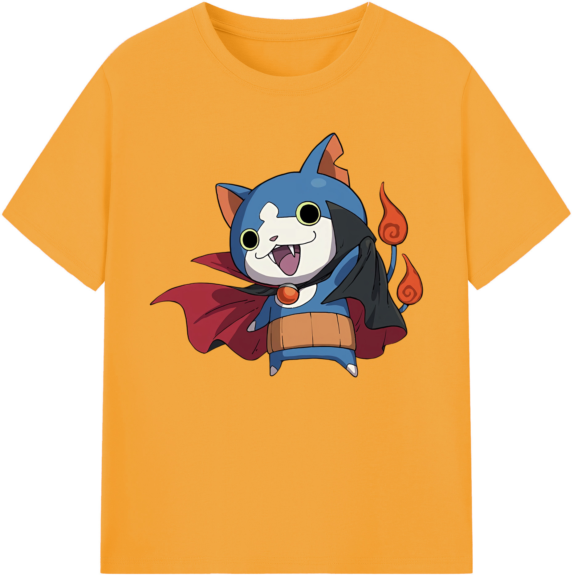 （画像用） 妖怪ウォッチ Yo-kai Watch 綿100％ メンズ半袖Tシャツ｜肌触りやわらか＆通気性