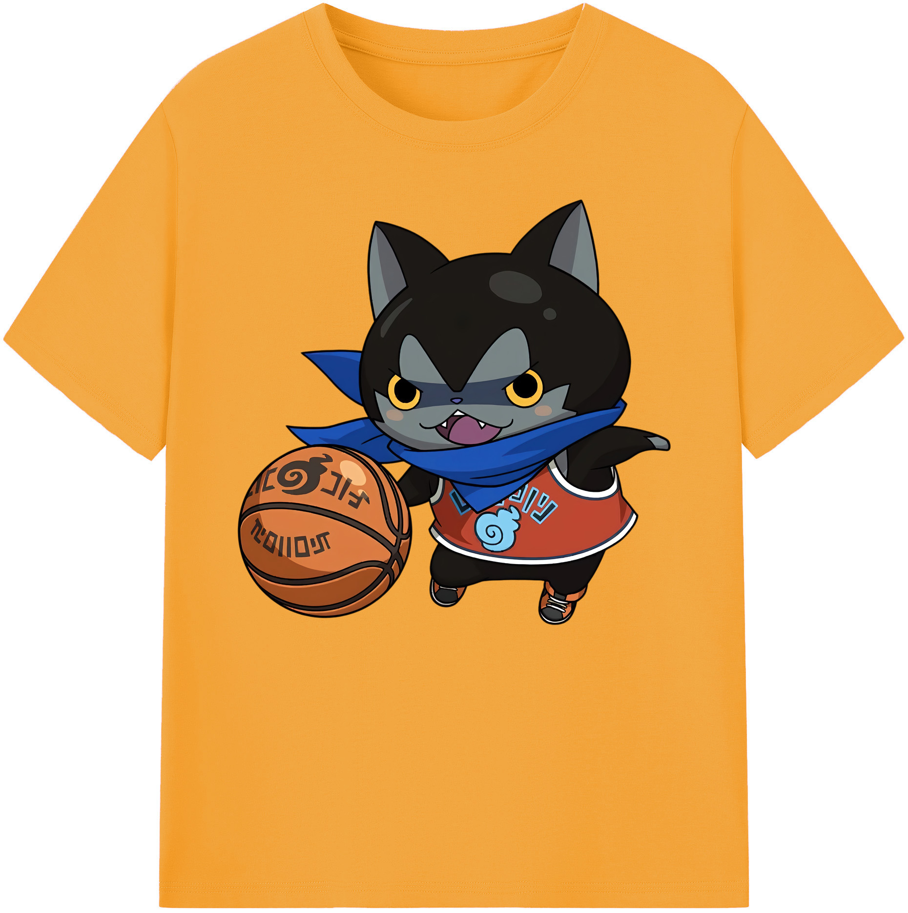 （画像用） 妖怪ウォッチ Yo-kai Watch 綿100％ メンズ半袖Tシャツ｜肌触りやわらか＆通気性