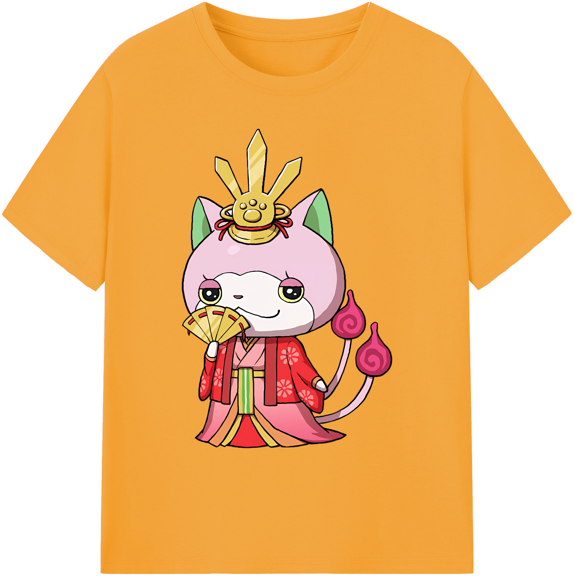 （画像用） 妖怪ウォッチ Yo-kai Watch 綿100％ メンズ半袖Tシャツ｜肌触りやわらか＆通気性