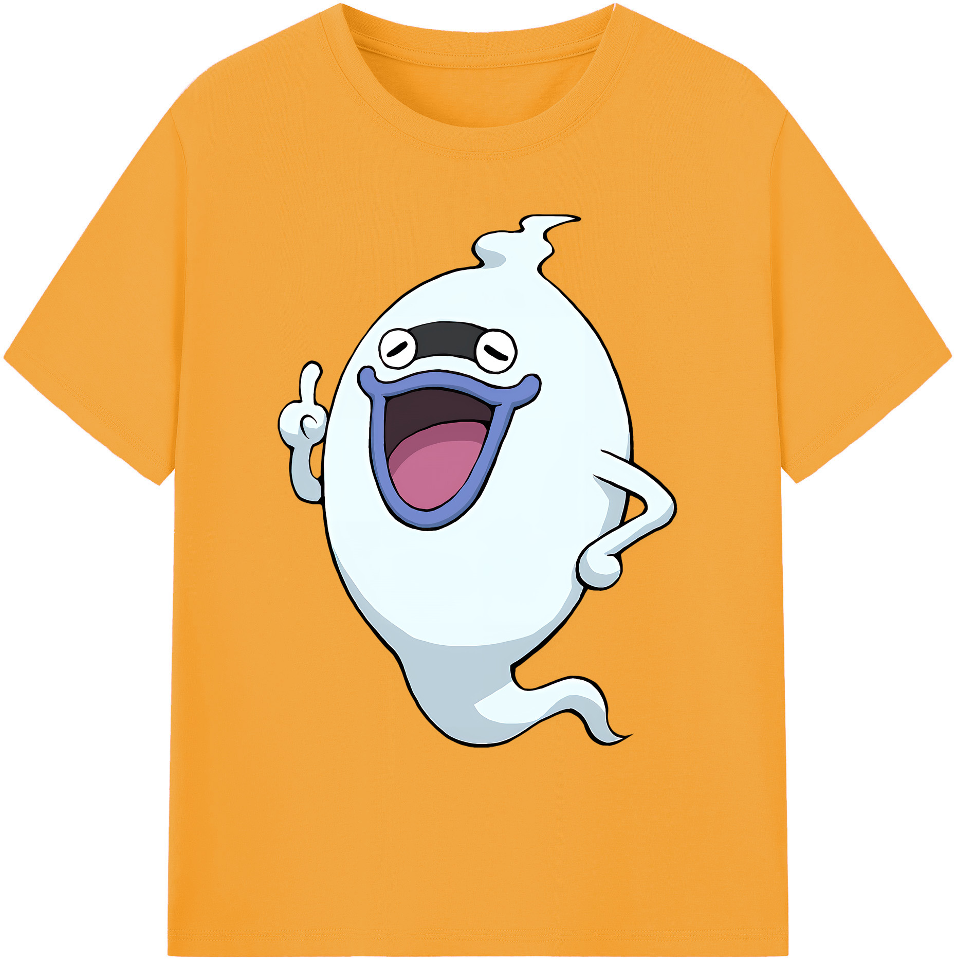 （画像用） 妖怪ウォッチ Yo-kai Watch 綿100％ メンズ半袖Tシャツ｜肌触りやわらか＆通気性