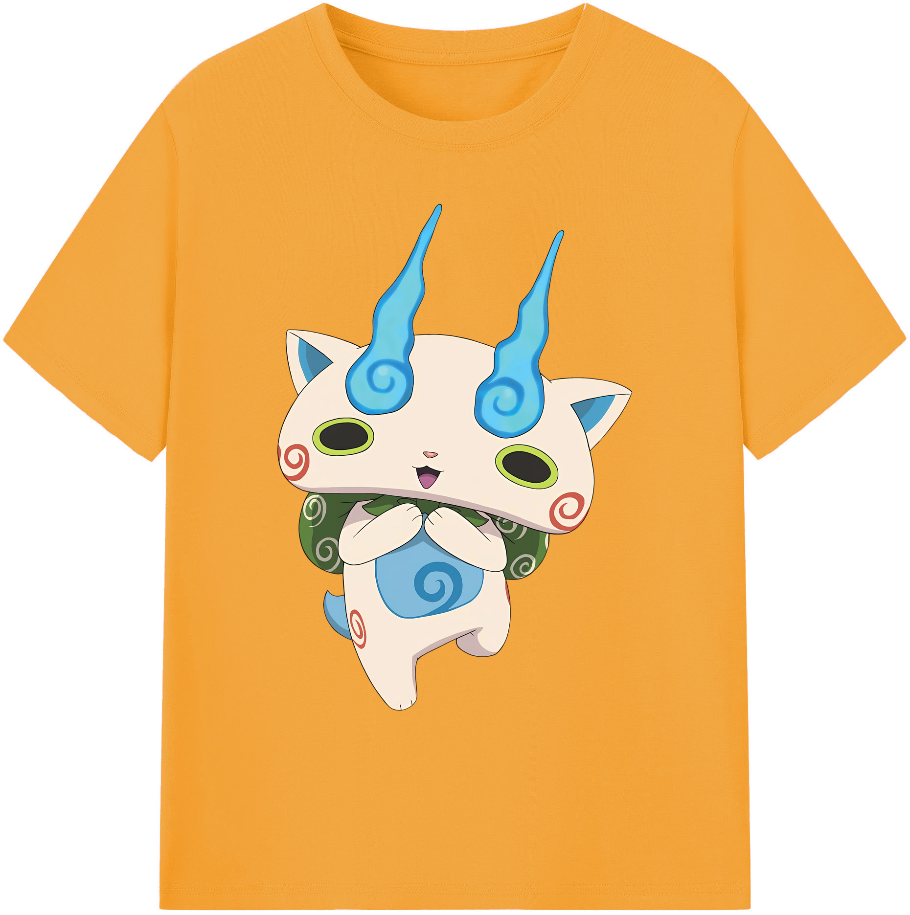 （画像用） 妖怪ウォッチ Yo-kai Watch 綿100％ メンズ半袖Tシャツ｜肌触りやわらか＆通気性