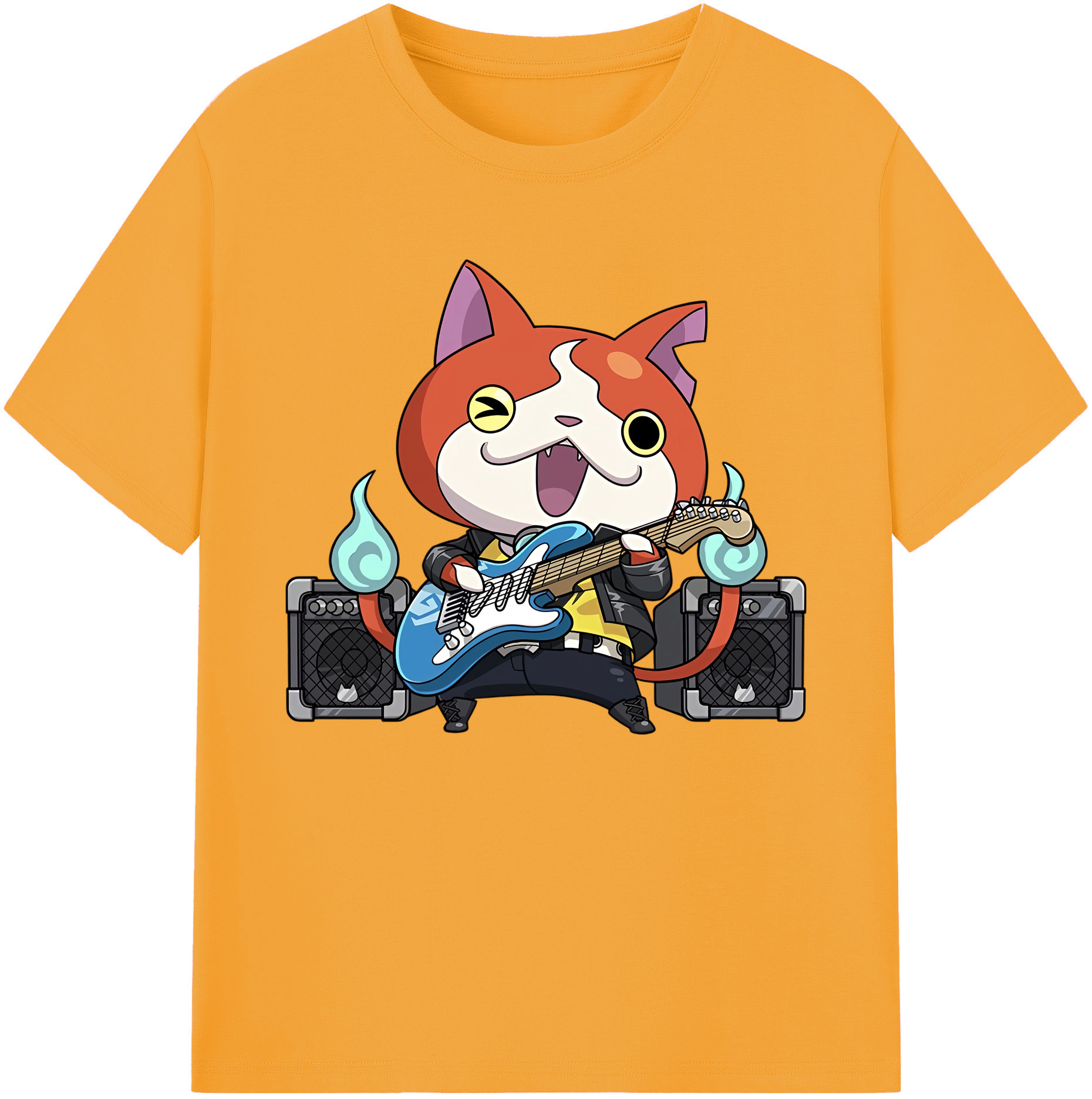 妖怪ウォッチ Yo-kai Watch 綿100％ メンズ半袖Tシャツ｜肌触りやわらか＆通気性