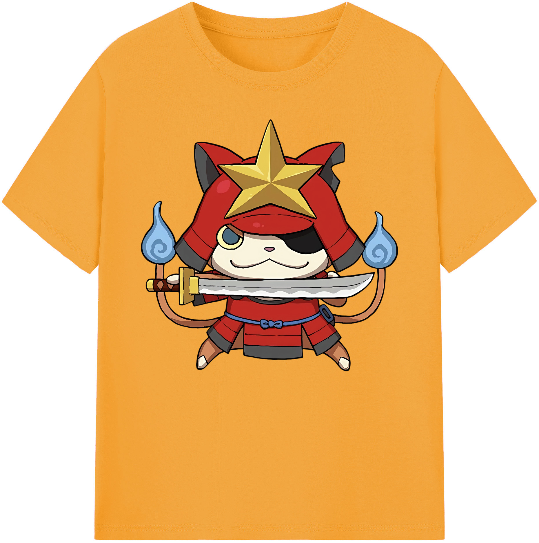（画像用） 妖怪ウォッチ Yo-kai Watch 綿100％ メンズ半袖Tシャツ｜肌触りやわらか＆通気性