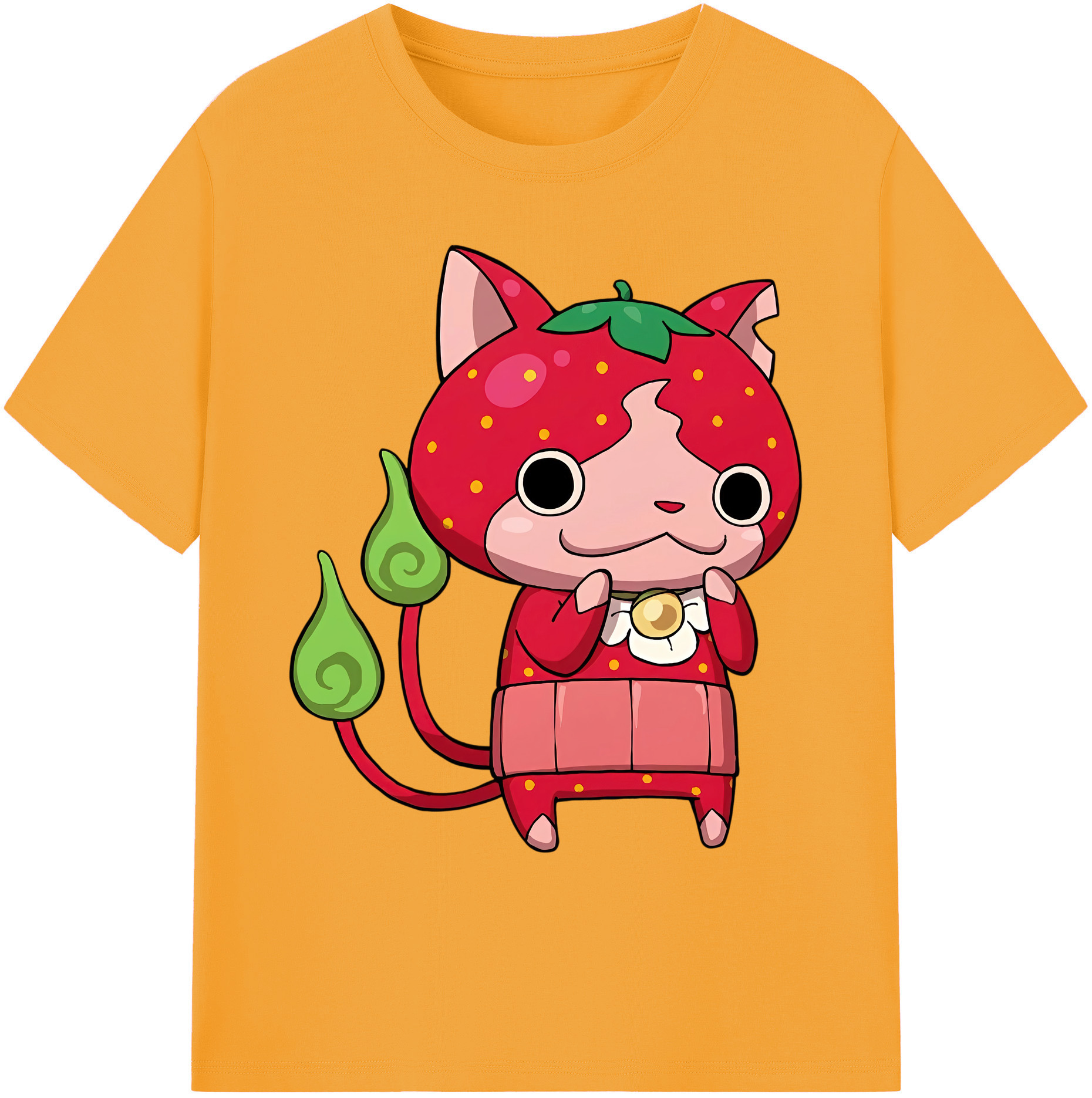 （画像用） 妖怪ウォッチ Yo-kai Watch 綿100％ メンズ半袖Tシャツ｜肌触りやわらか＆通気性