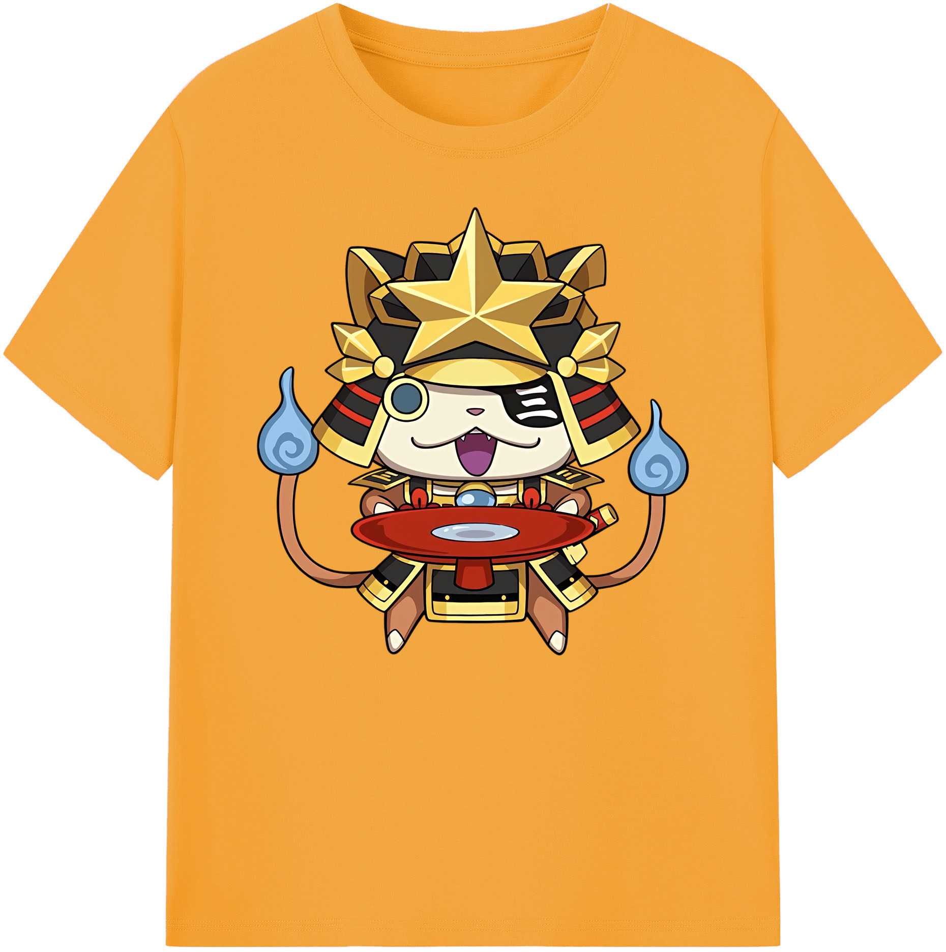 （画像用） 妖怪ウォッチ Yo-kai Watch 綿100％ メンズ半袖Tシャツ｜肌触りやわらか＆通気性
