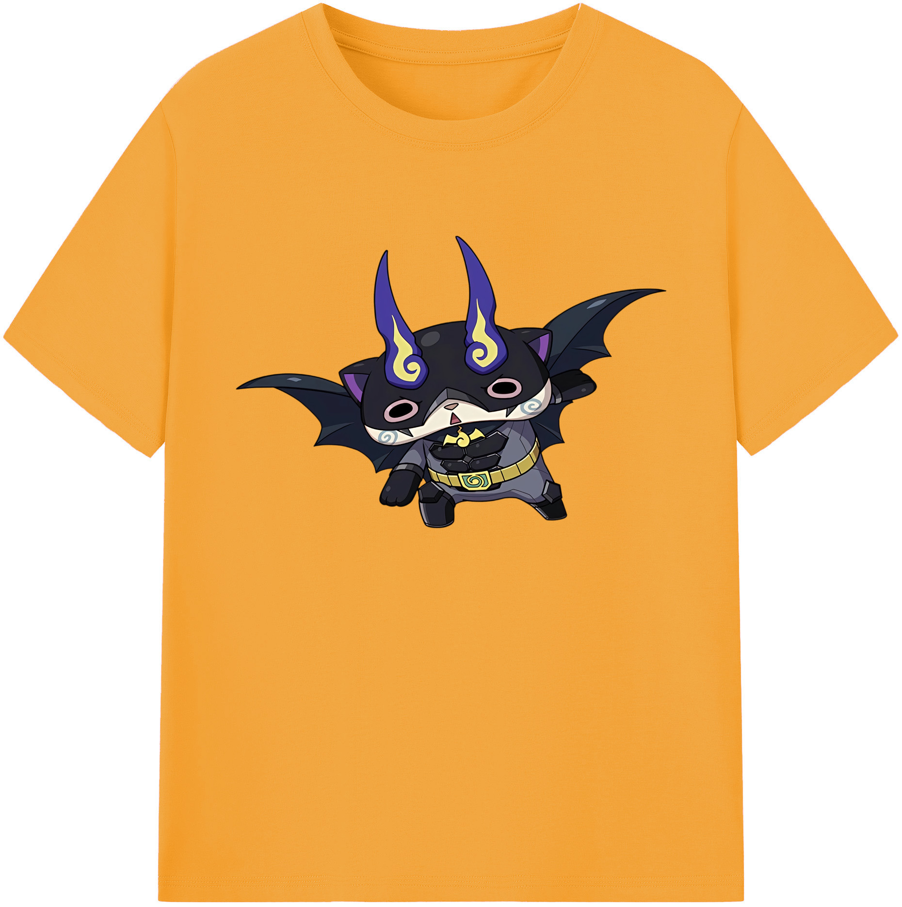 （画像用） 妖怪ウォッチ Yo-kai Watch 綿100％ メンズ半袖Tシャツ｜肌触りやわらか＆通気性