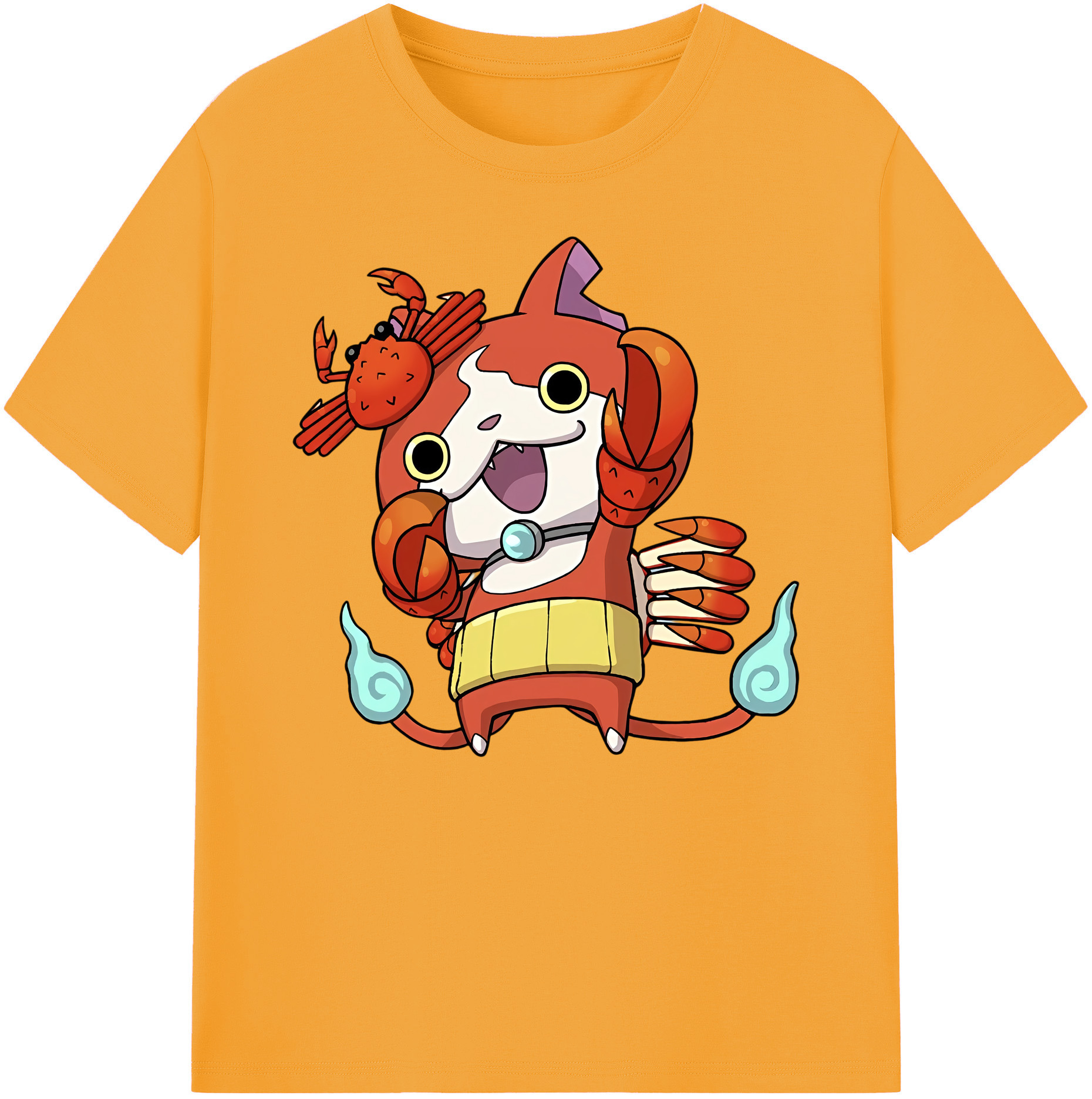 （画像用） 妖怪ウォッチ Yo-kai Watch 綿100％ メンズ半袖Tシャツ｜肌触りやわらか＆通気性