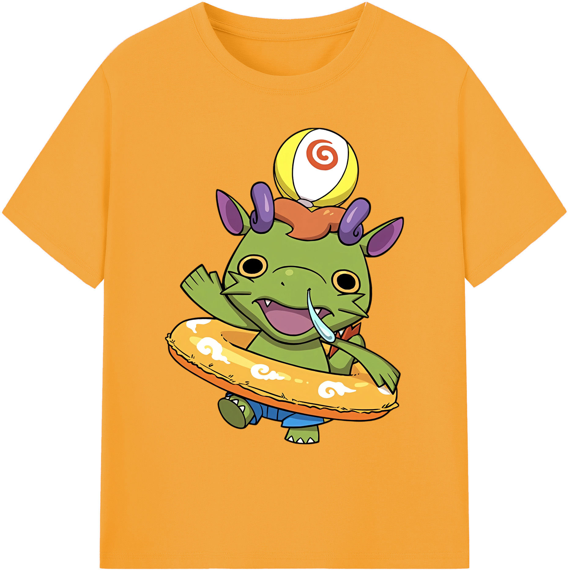 （画像用） 妖怪ウォッチ Yo-kai Watch 綿100％ メンズ半袖Tシャツ｜肌触りやわらか＆通気性