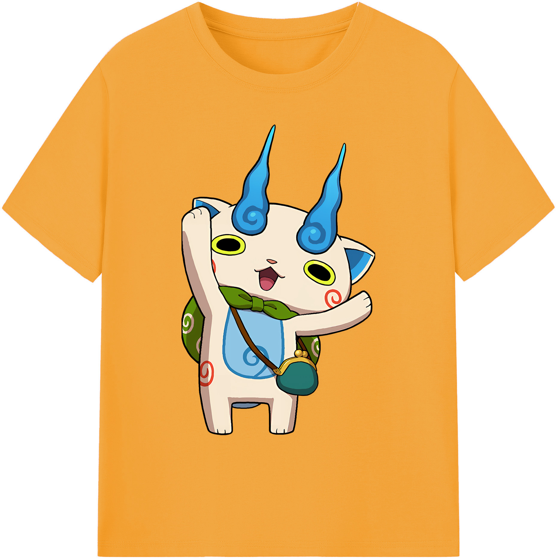 （画像用） 妖怪ウォッチ Yo-kai Watch 綿100％ メンズ半袖Tシャツ｜肌触りやわらか＆通気性