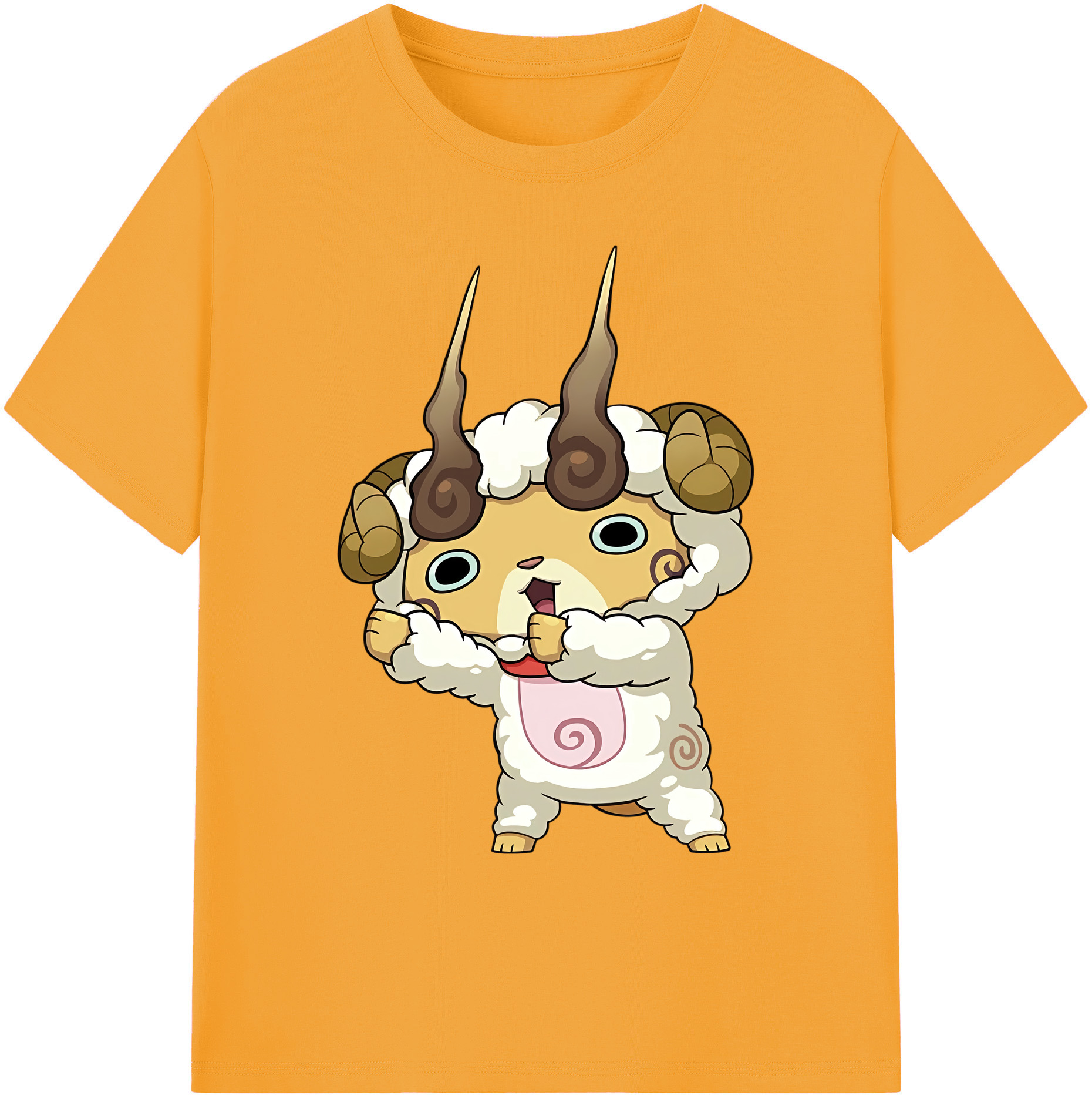 （画像用） 妖怪ウォッチ Yo-kai Watch 綿100％ メンズ半袖Tシャツ｜肌触りやわらか＆通気性
