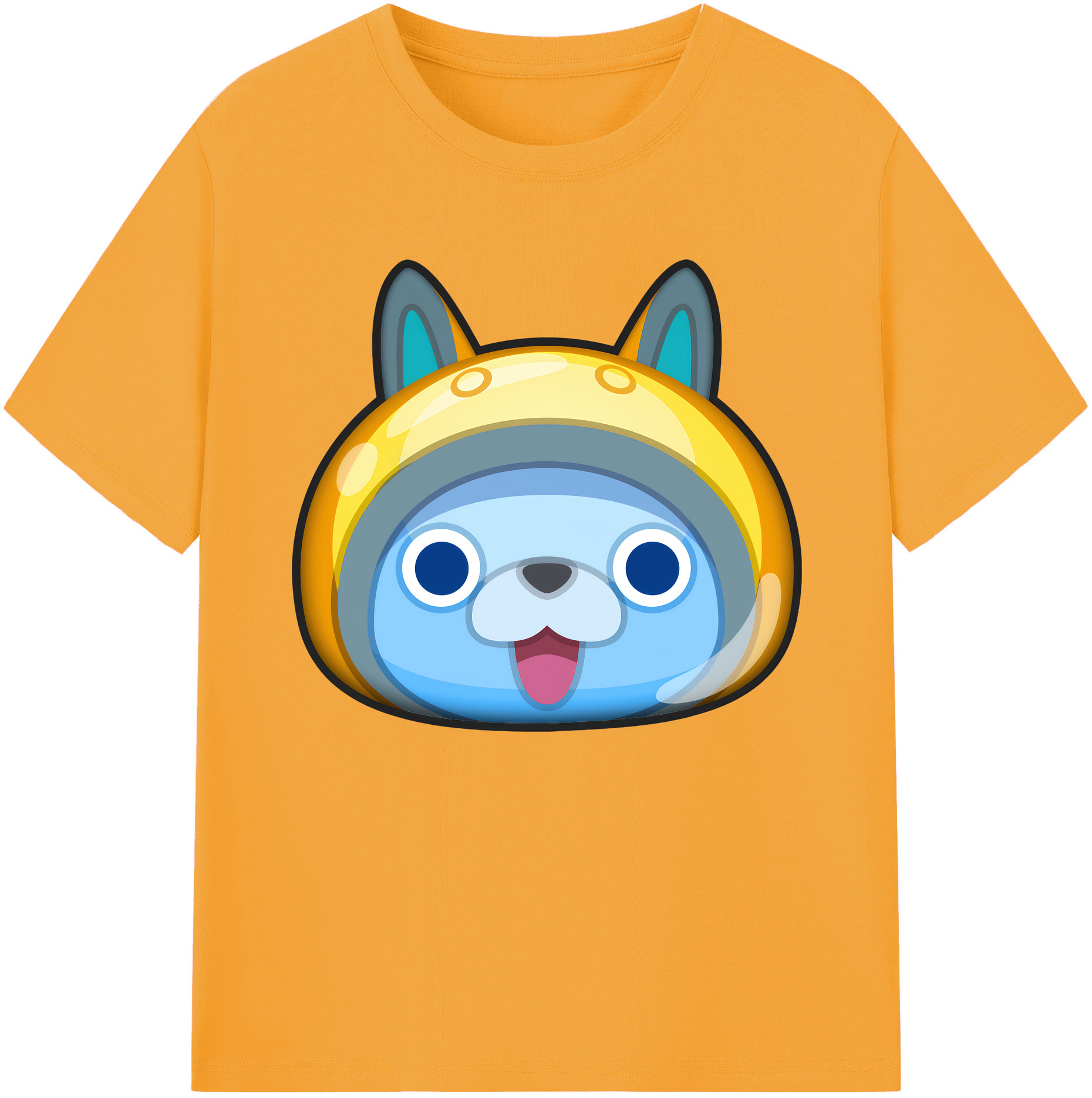 （画像用） 妖怪ウォッチ Yo-kai Watch 綿100％ メンズ半袖Tシャツ｜肌触りやわらか＆通気性