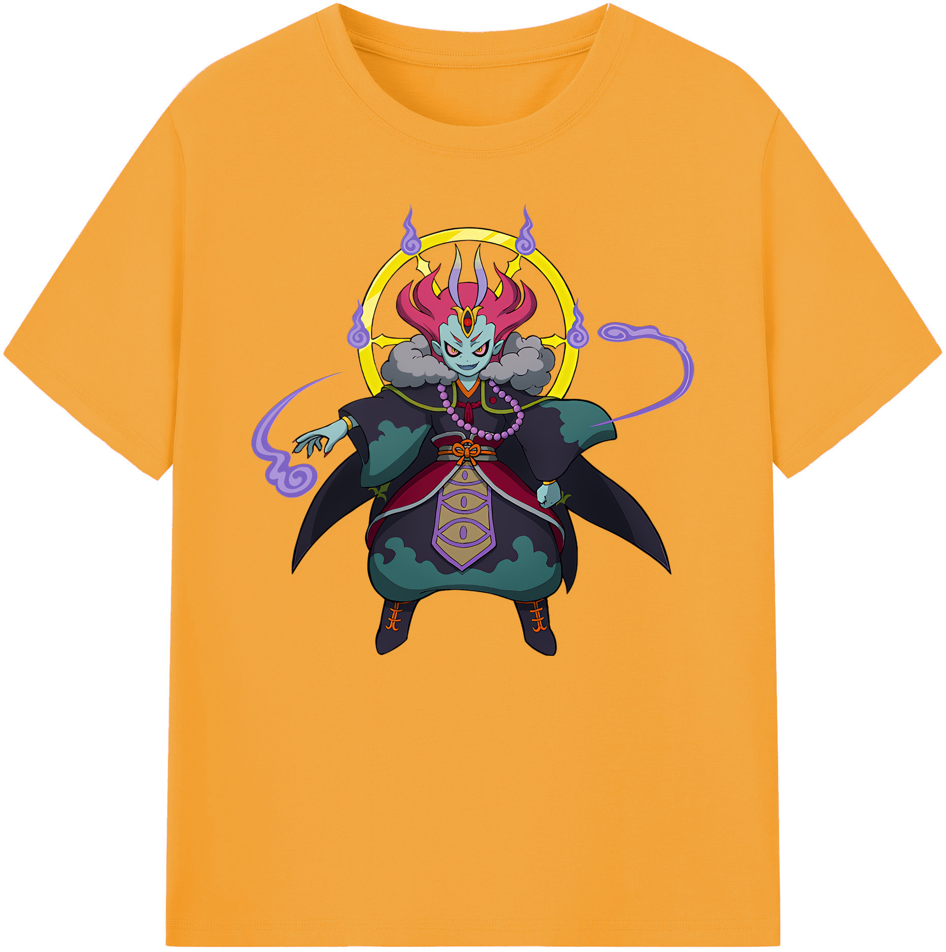 （画像用） 妖怪ウォッチ Yo-kai Watch 綿100％ メンズ半袖Tシャツ｜肌触りやわらか＆通気性