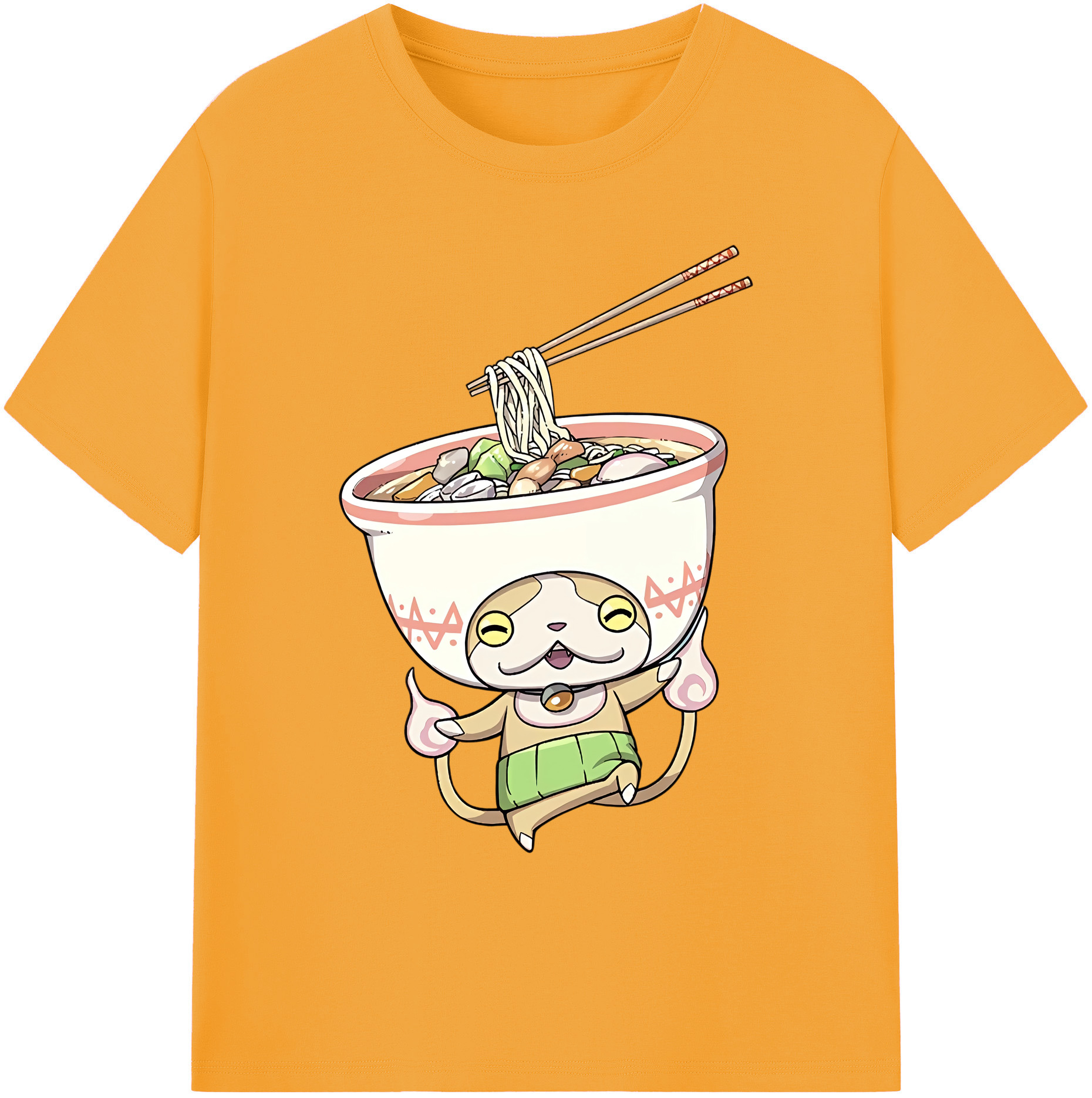 （画像用） 妖怪ウォッチ Yo-kai Watch 綿100％ メンズ半袖Tシャツ｜肌触りやわらか＆通気性