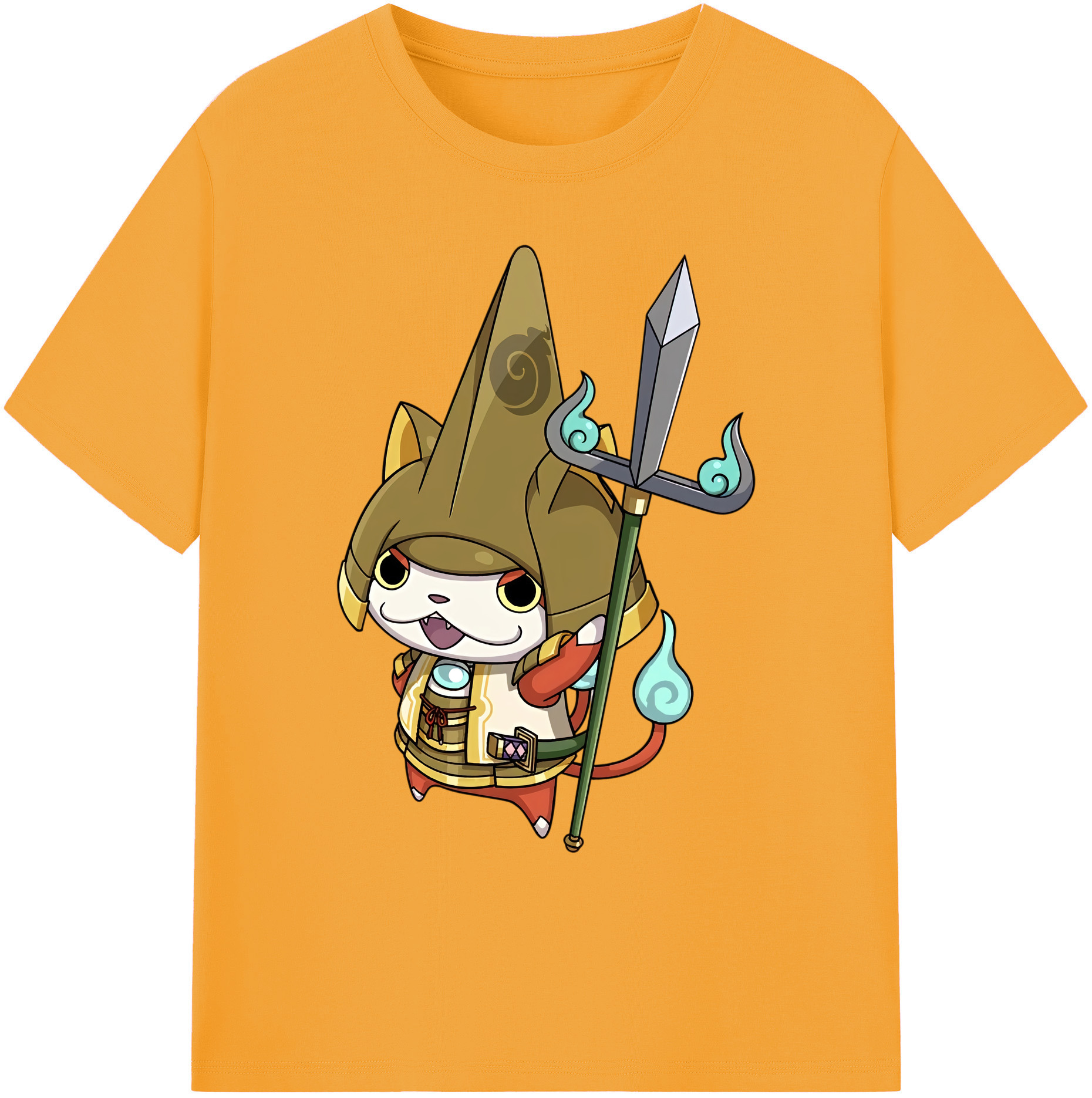 （画像用） 妖怪ウォッチ Yo-kai Watch 綿100％ メンズ半袖Tシャツ｜肌触りやわらか＆通気性