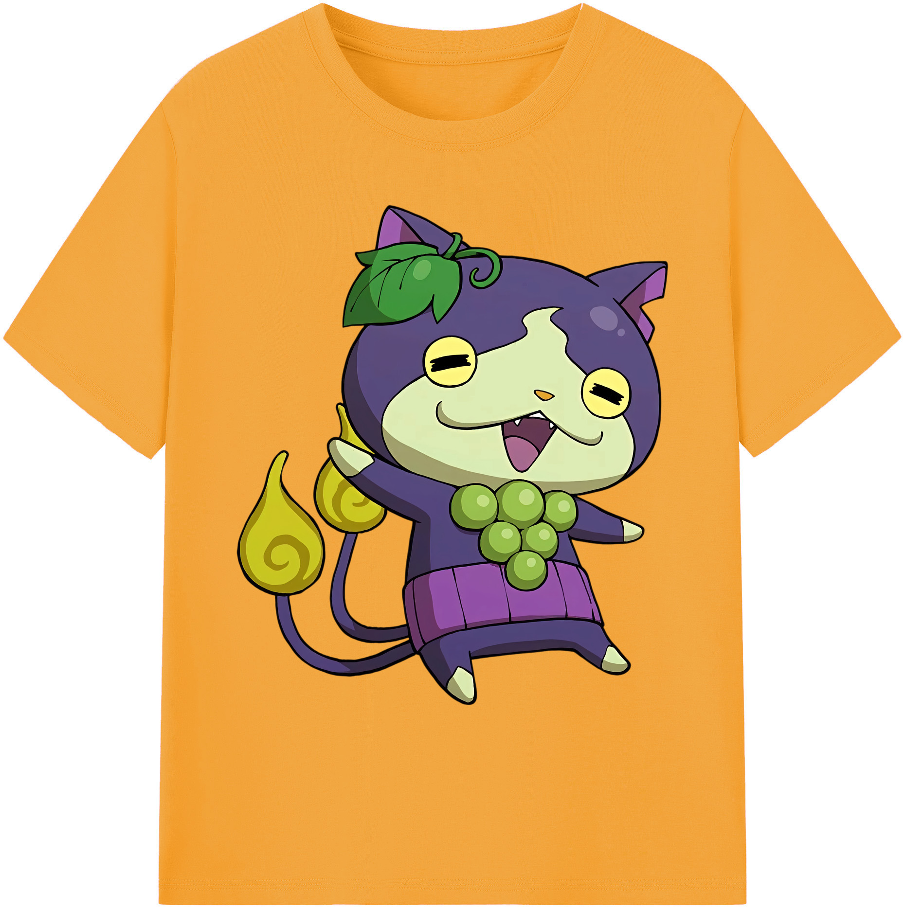 （画像用） 妖怪ウォッチ Yo-kai Watch 綿100％ メンズ半袖Tシャツ｜肌触りやわらか＆通気性