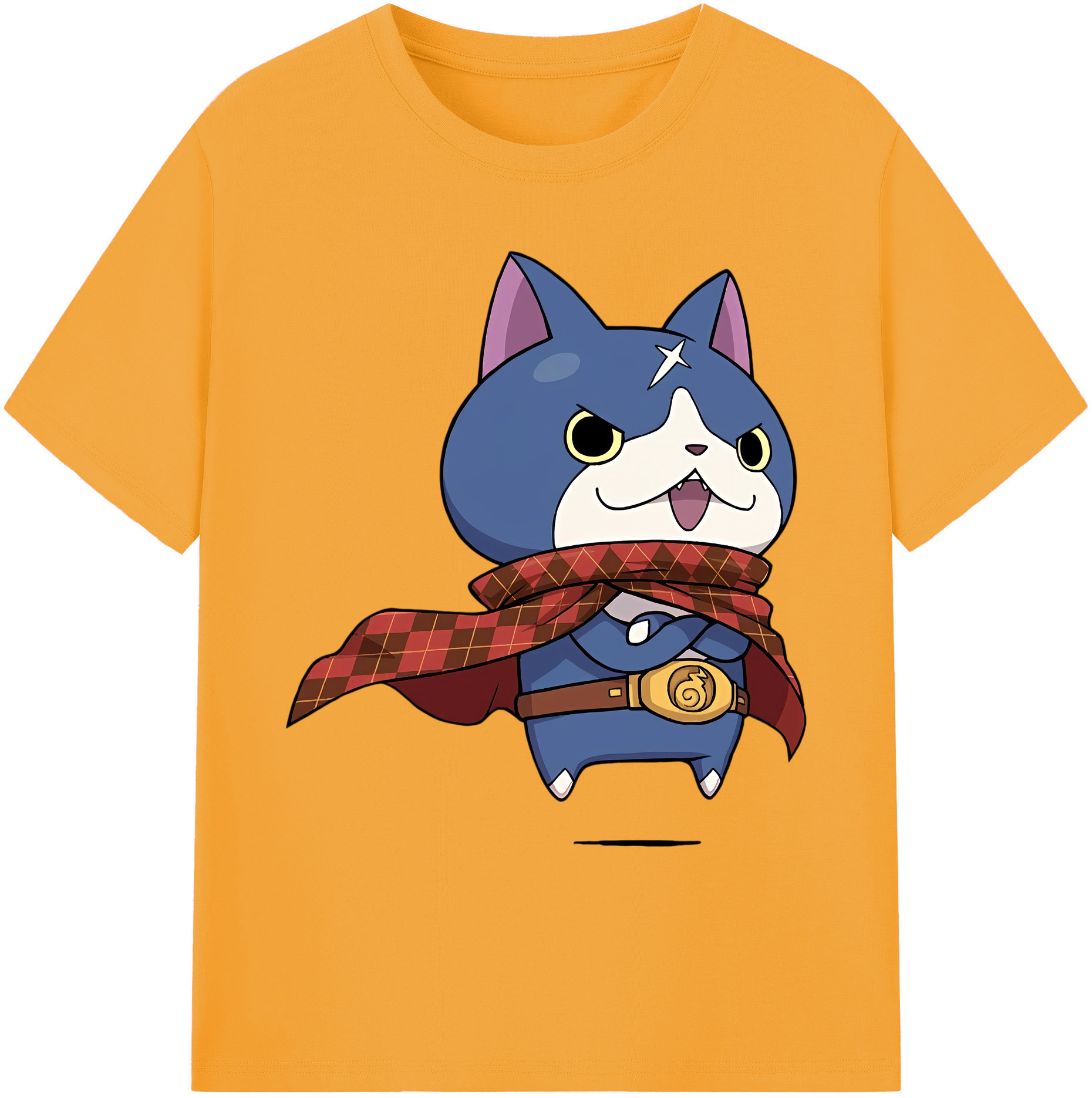 （画像用） 妖怪ウォッチ Yo-kai Watch 綿100％ メンズ半袖Tシャツ｜肌触りやわらか＆通気性