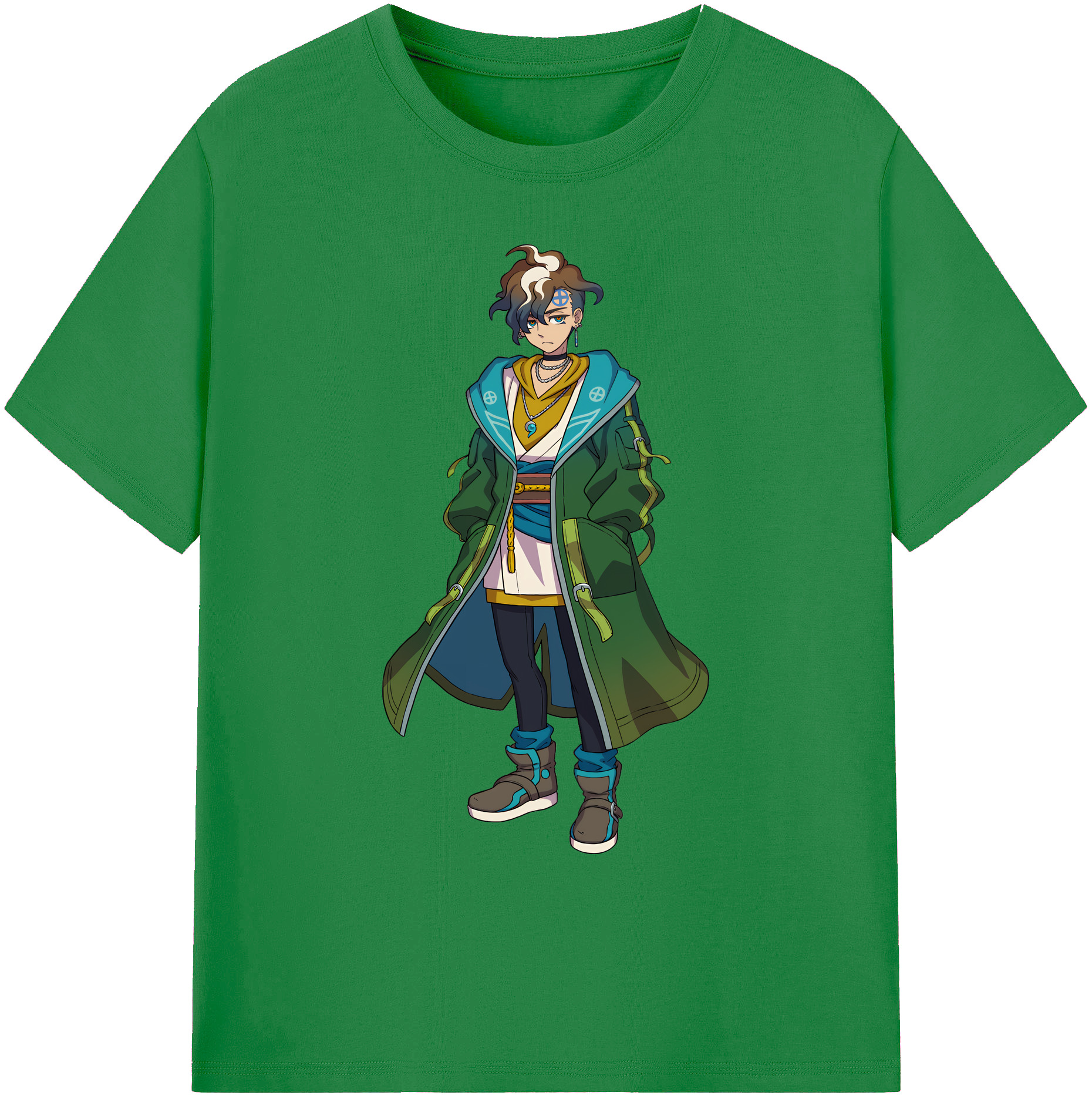 （画像用） 妖怪ウォッチ Yo-kai Watch 綿100％ メンズ半袖Tシャツ｜肌触りやわらか＆通気性
