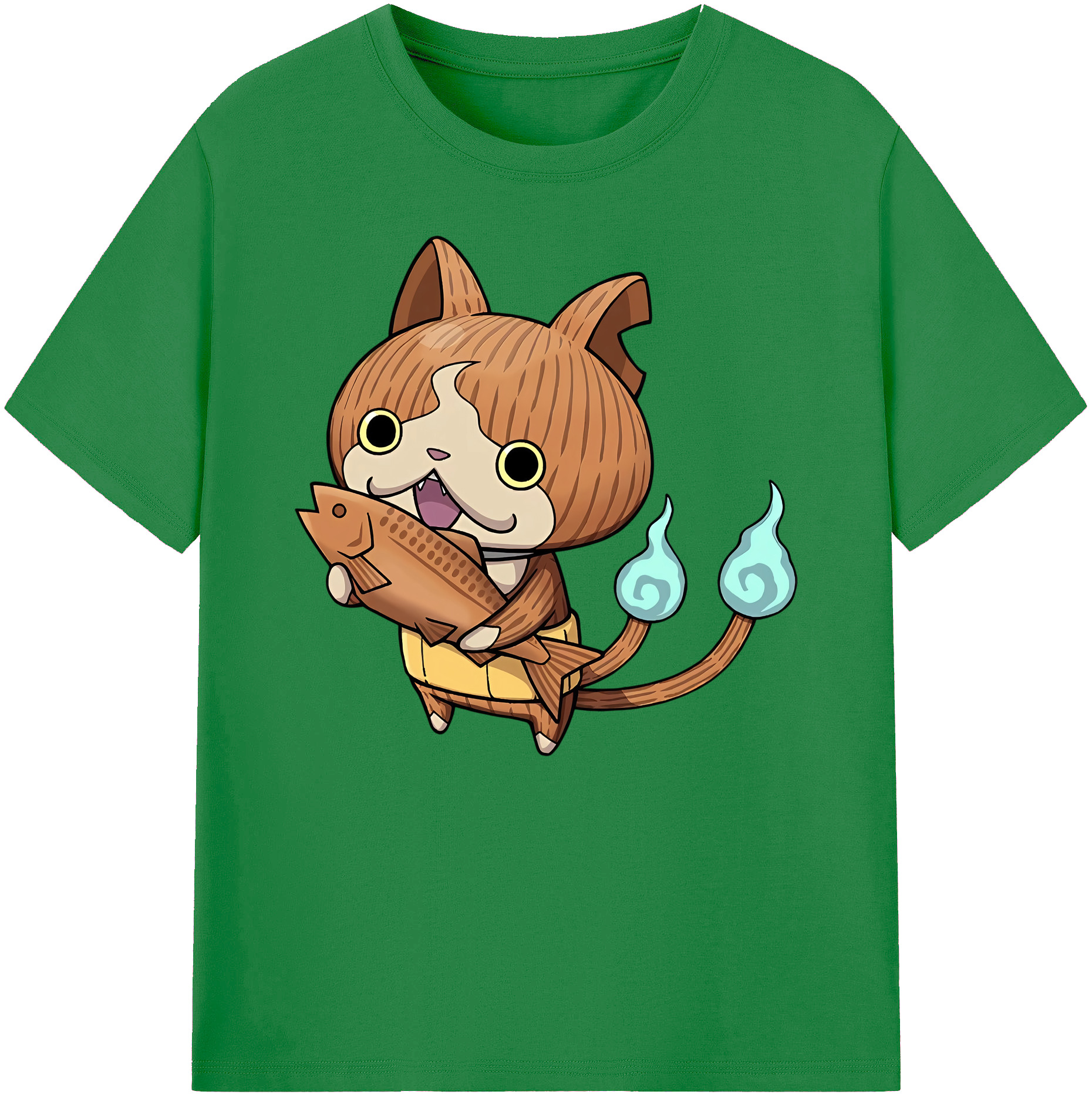 （画像用） 妖怪ウォッチ Yo-kai Watch 綿100％ メンズ半袖Tシャツ｜肌触りやわらか＆通気性