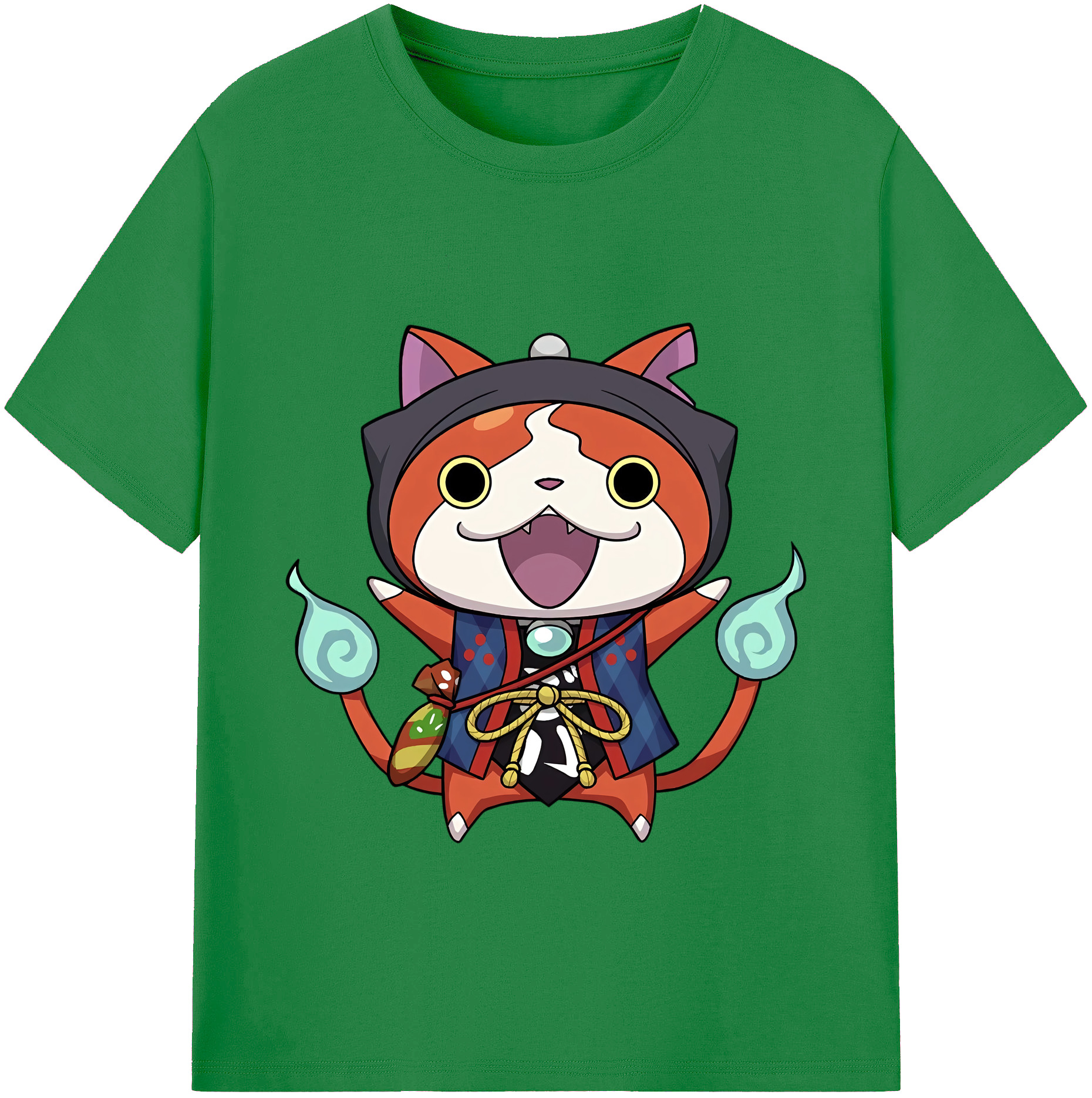 （画像用） 妖怪ウォッチ Yo-kai Watch 綿100％ メンズ半袖Tシャツ｜肌触りやわらか＆通気性