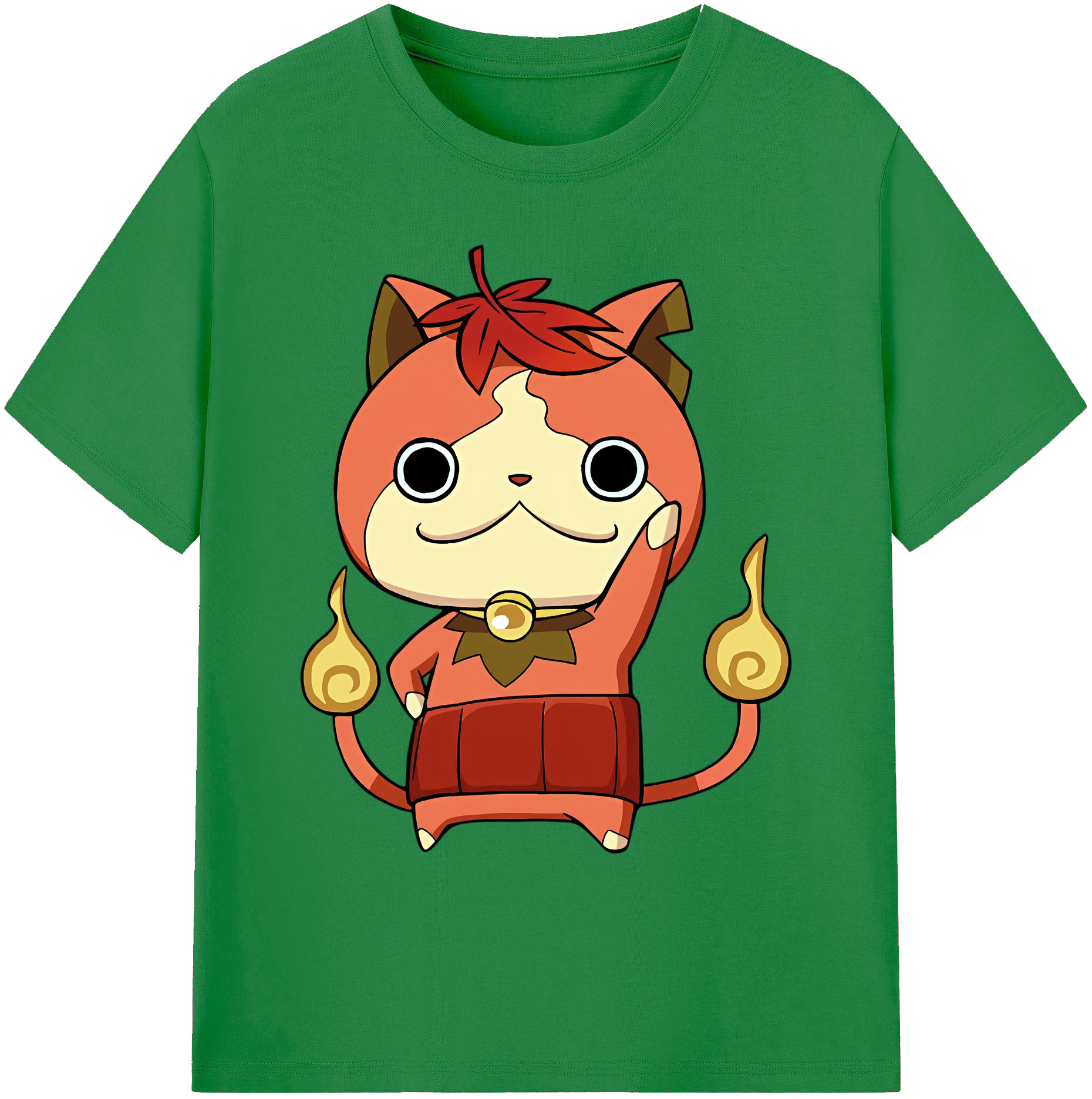 （画像用） 妖怪ウォッチ Yo-kai Watch 綿100％ メンズ半袖Tシャツ｜肌触りやわらか＆通気性