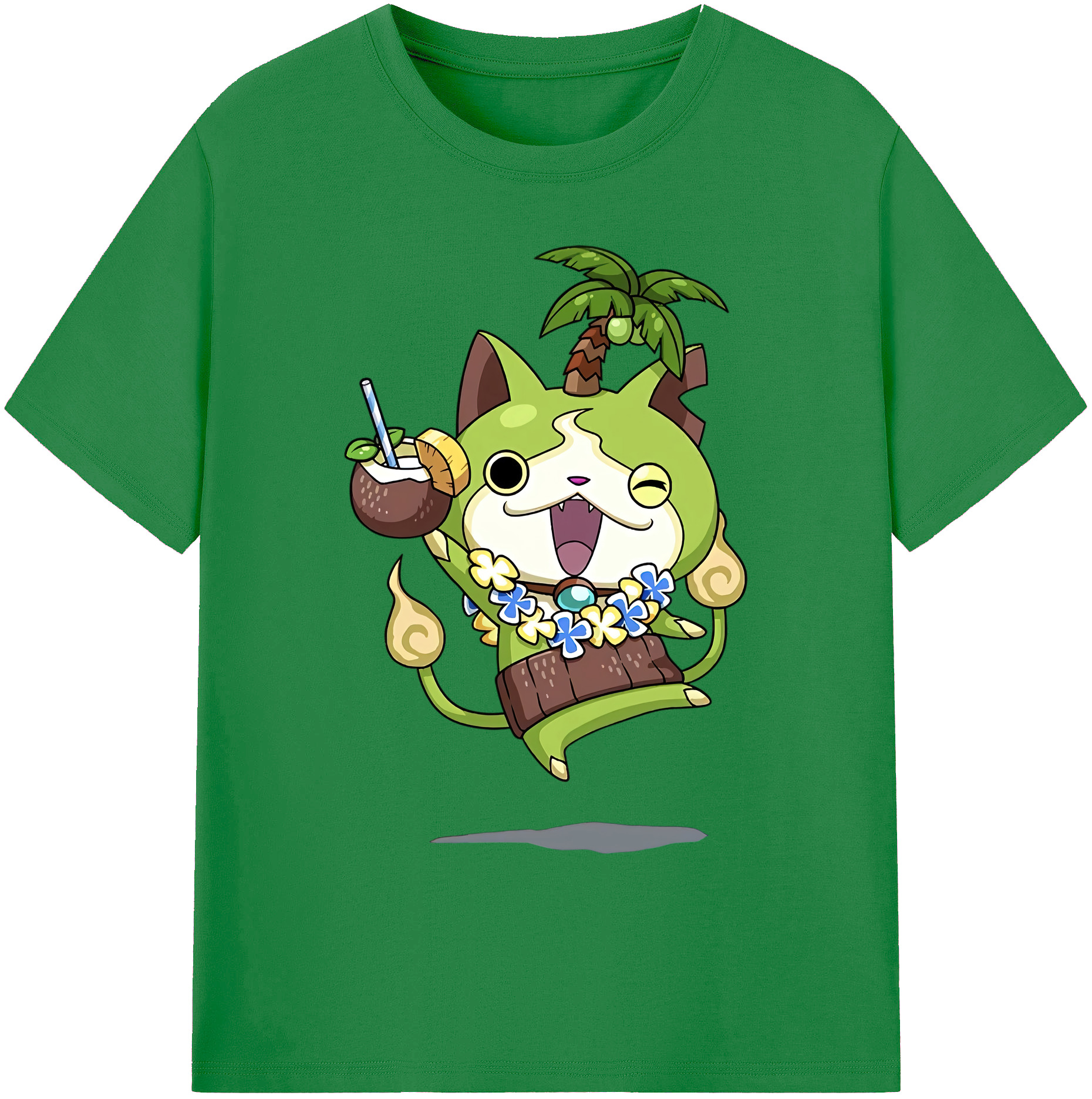 （画像用） 妖怪ウォッチ Yo-kai Watch 綿100％ メンズ半袖Tシャツ｜肌触りやわらか＆通気性