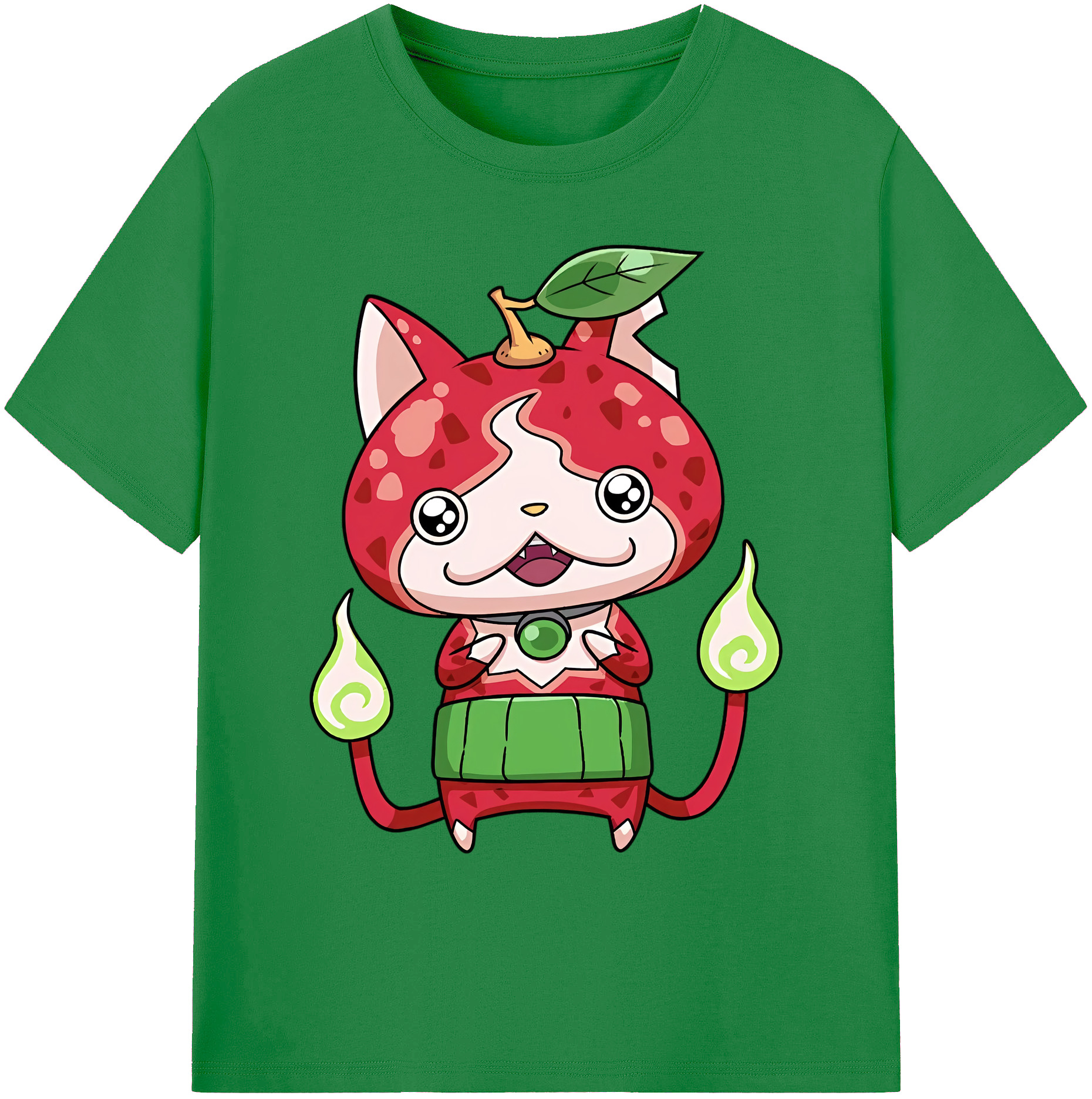 （画像用） 妖怪ウォッチ Yo-kai Watch 綿100％ メンズ半袖Tシャツ｜肌触りやわらか＆通気性