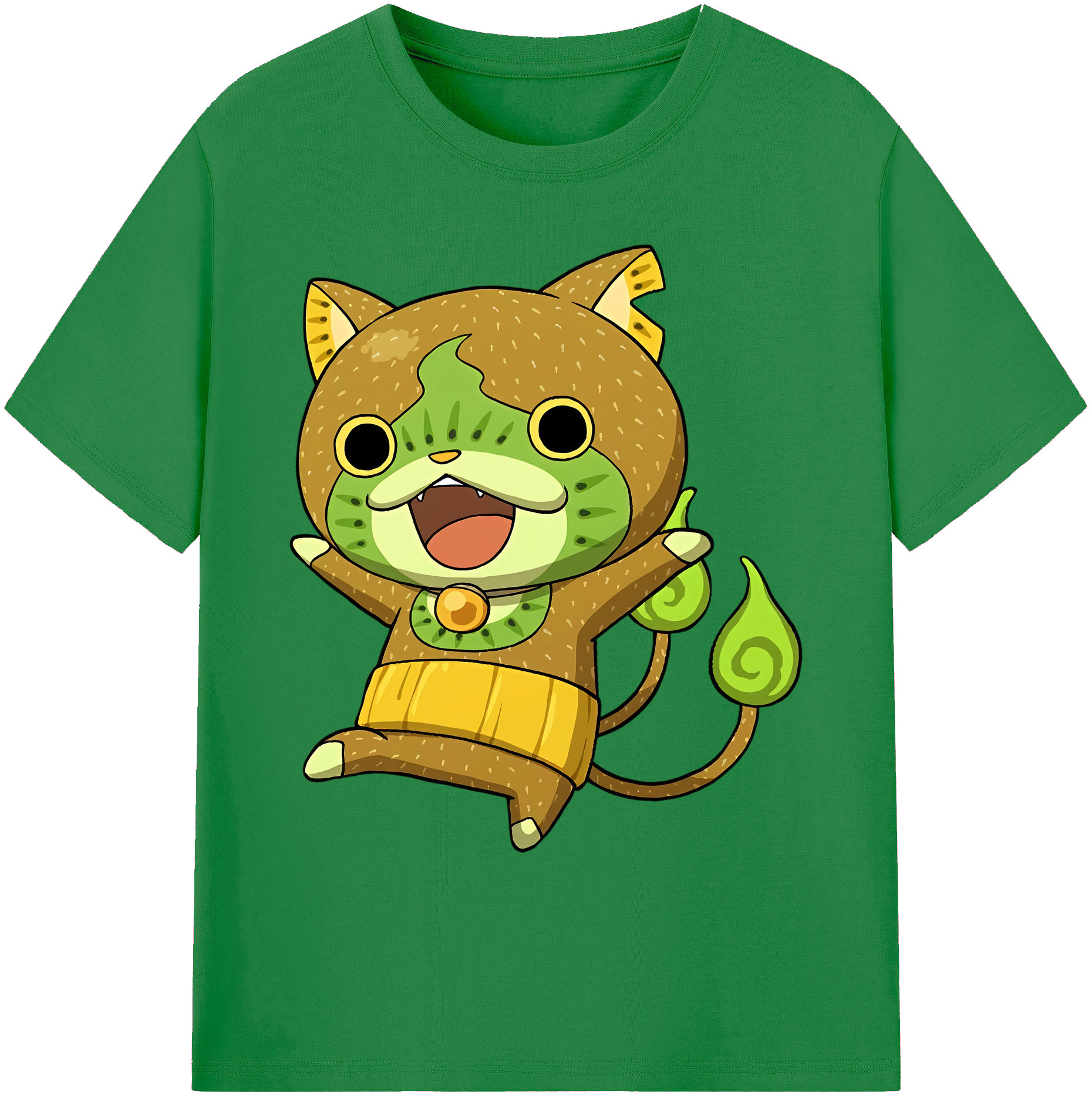 （画像用） 妖怪ウォッチ Yo-kai Watch 綿100％ メンズ半袖Tシャツ｜肌触りやわらか＆通気性