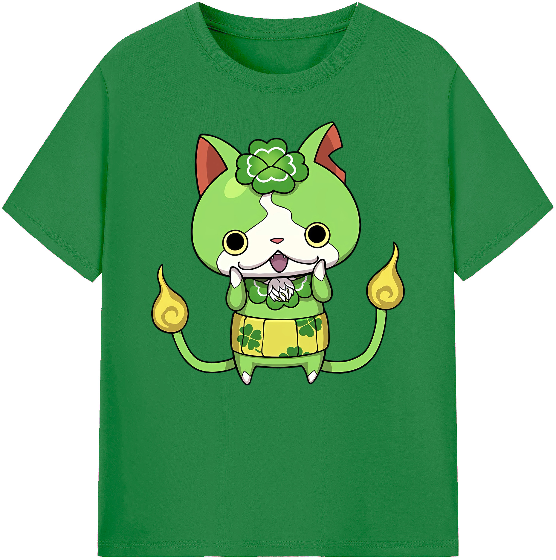 （画像用） 妖怪ウォッチ Yo-kai Watch 綿100％ メンズ半袖Tシャツ｜肌触りやわらか＆通気性