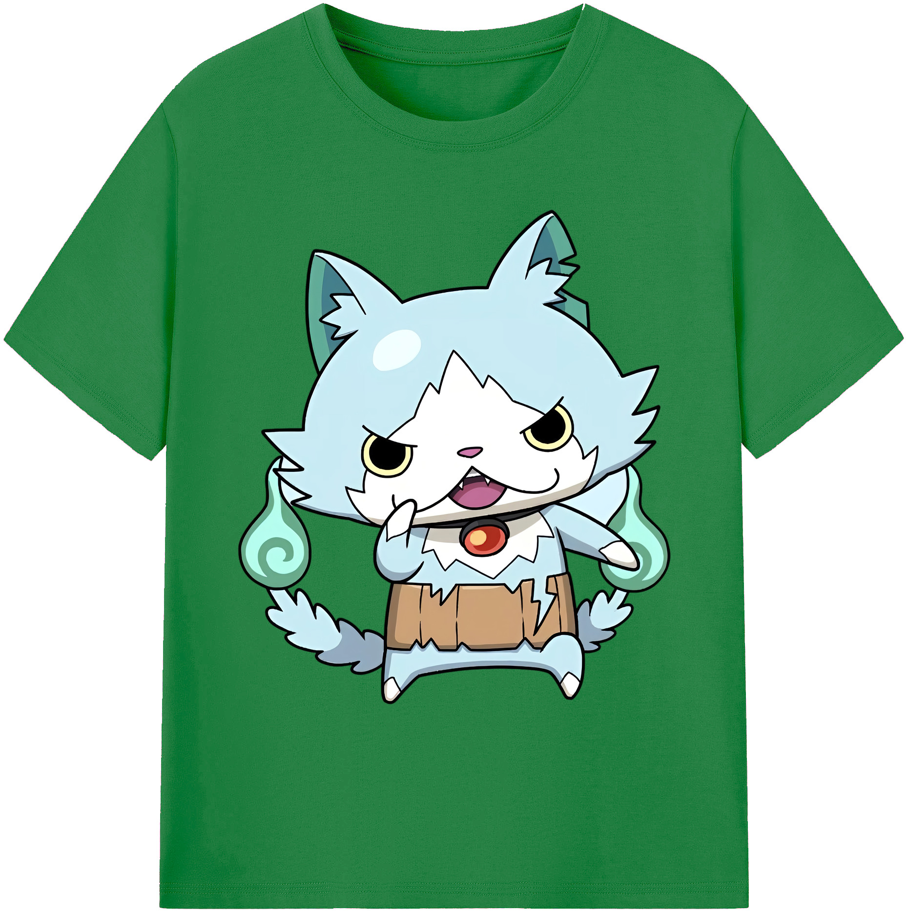 （画像用） 妖怪ウォッチ Yo-kai Watch 綿100％ メンズ半袖Tシャツ｜肌触りやわらか＆通気性