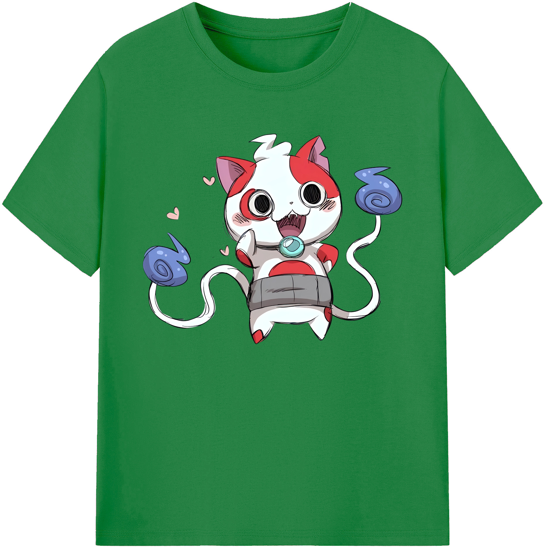 （画像用） 妖怪ウォッチ Yo-kai Watch 綿100％ メンズ半袖Tシャツ｜肌触りやわらか＆通気性