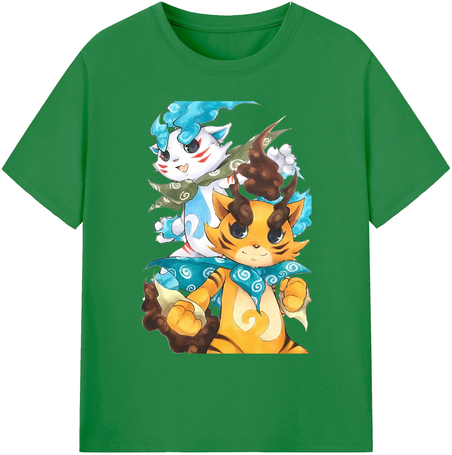 （画像用） 妖怪ウォッチ Yo-kai Watch 綿100％ メンズ半袖Tシャツ｜肌触りやわらか＆通気性