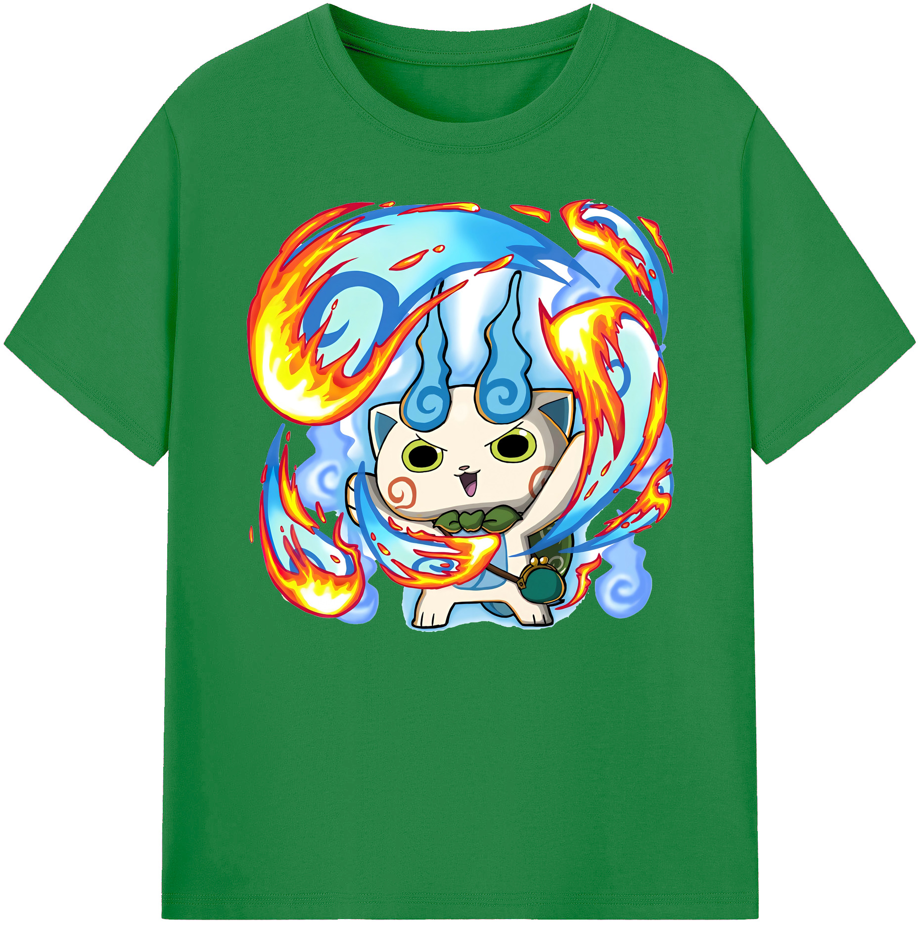 （画像用） 妖怪ウォッチ Yo-kai Watch 綿100％ メンズ半袖Tシャツ｜肌触りやわらか＆通気性