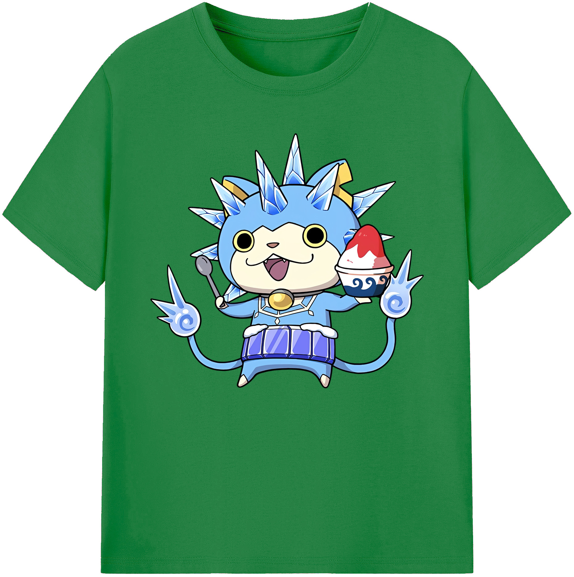 （画像用） 妖怪ウォッチ Yo-kai Watch 綿100％ メンズ半袖Tシャツ｜肌触りやわらか＆通気性