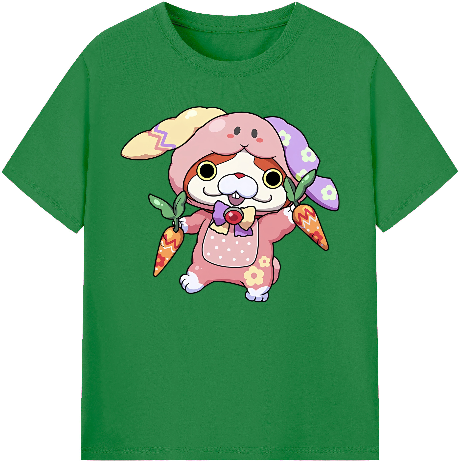 （画像用） 妖怪ウォッチ Yo-kai Watch 綿100％ メンズ半袖Tシャツ｜肌触りやわらか＆通気性