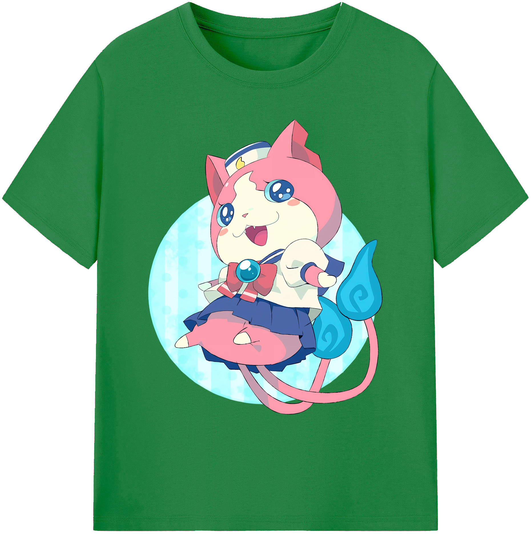 （画像用） 妖怪ウォッチ Yo-kai Watch 綿100％ メンズ半袖Tシャツ｜肌触りやわらか＆通気性