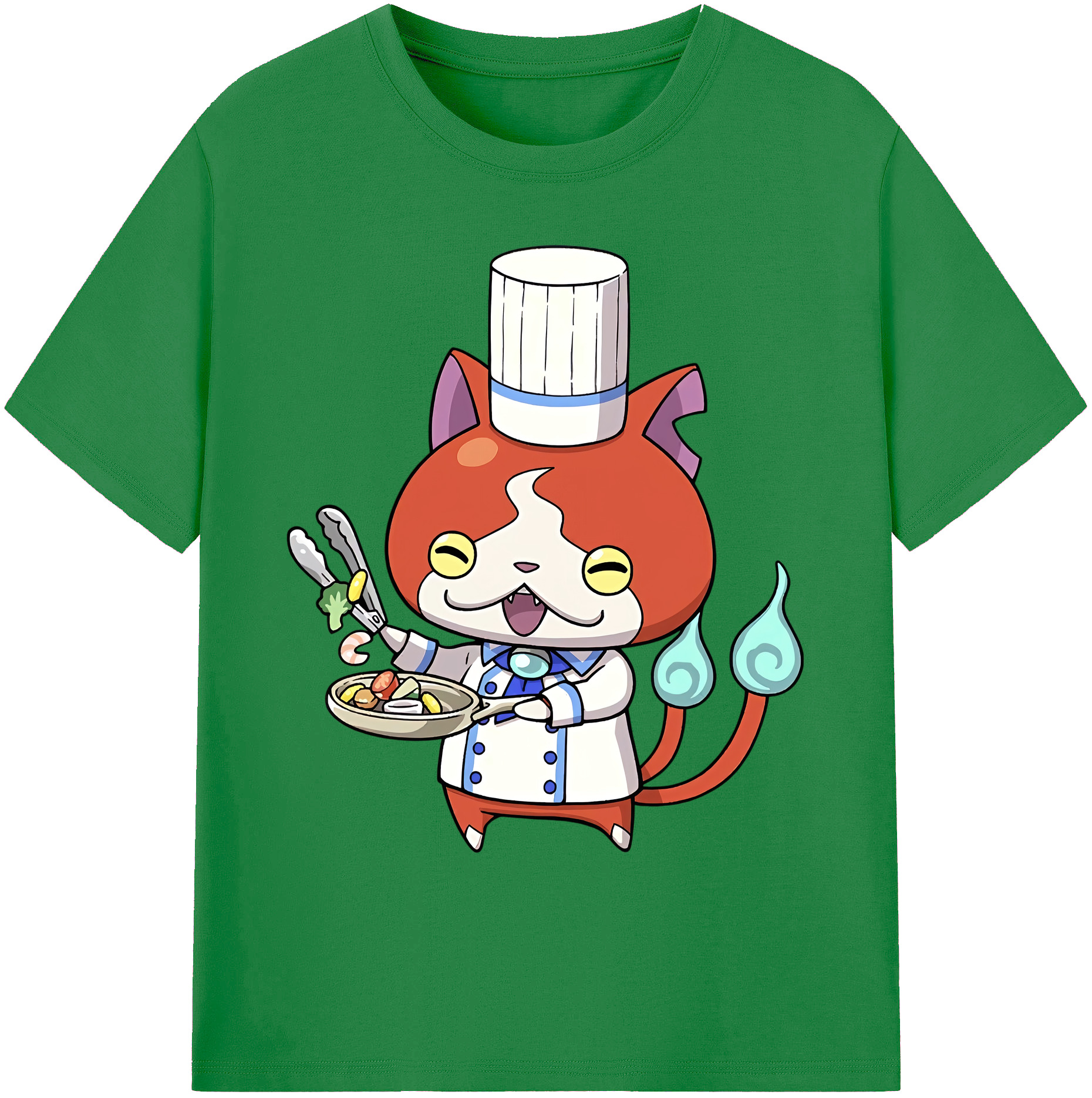 （画像用） 妖怪ウォッチ Yo-kai Watch 綿100％ メンズ半袖Tシャツ｜肌触りやわらか＆通気性