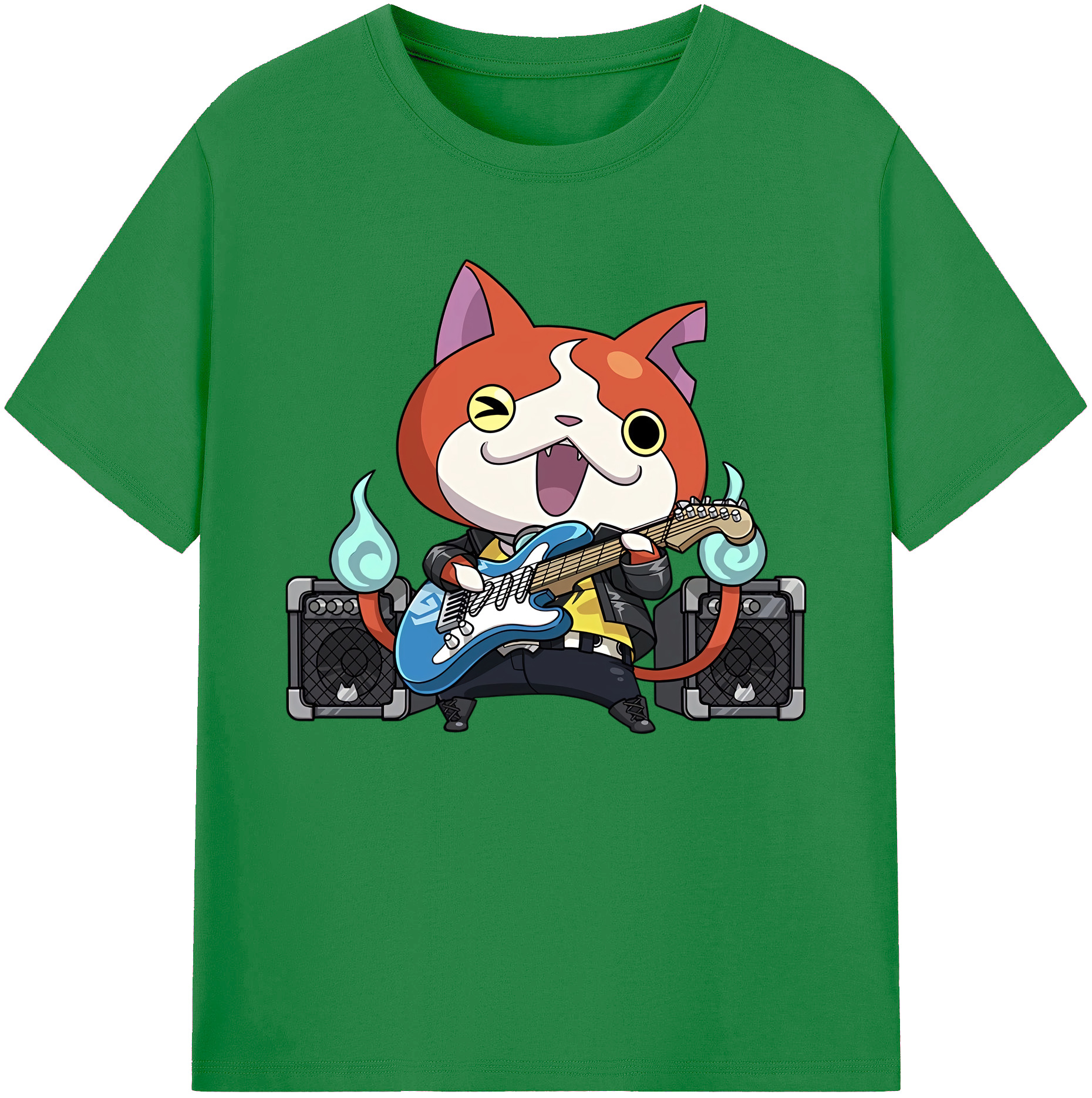 妖怪ウォッチ Yo-kai Watch 綿100％ メンズ半袖Tシャツ｜肌触りやわらか＆通気性