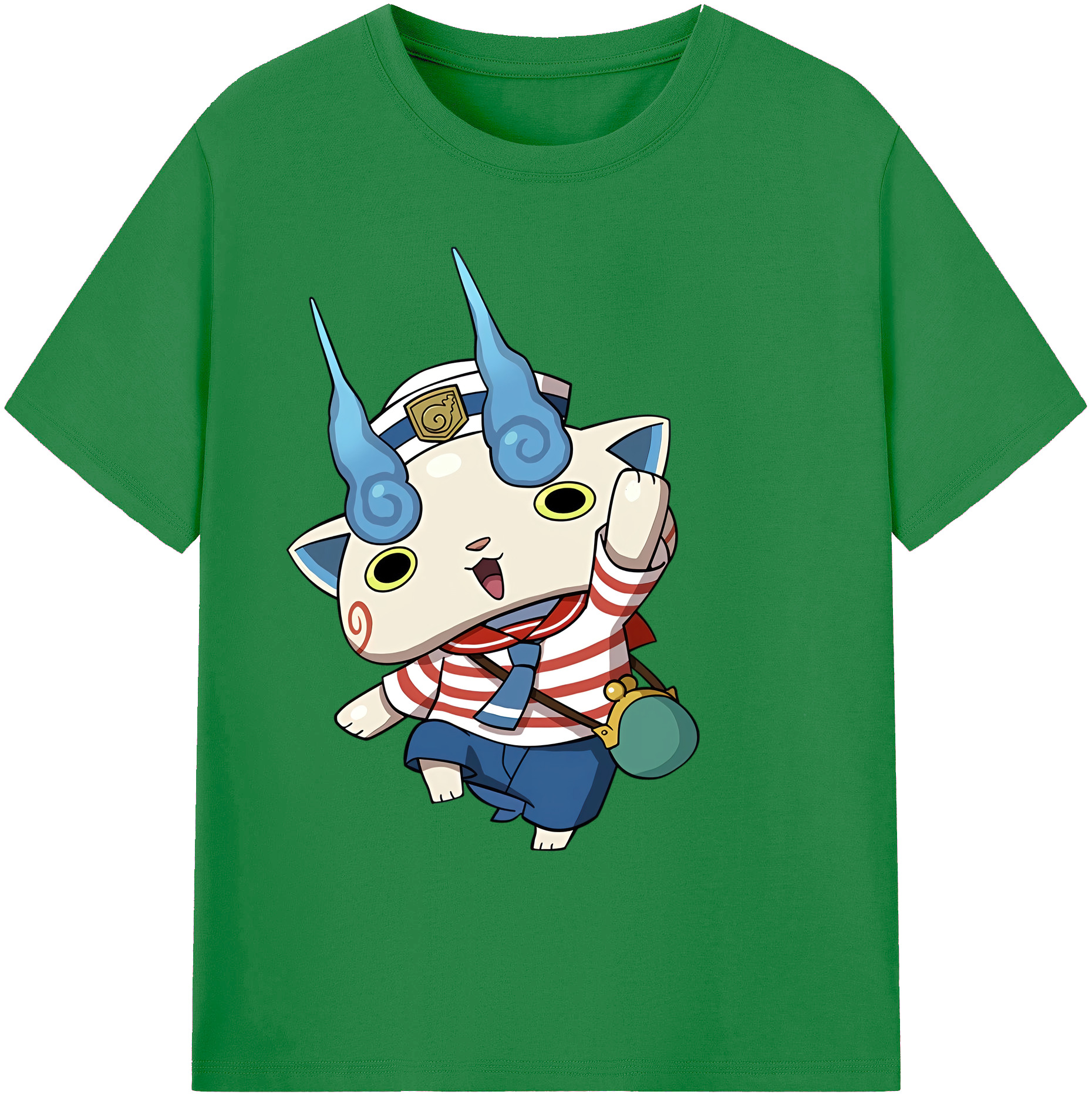 （画像用） 妖怪ウォッチ Yo-kai Watch 綿100％ メンズ半袖Tシャツ｜肌触りやわらか＆通気性
