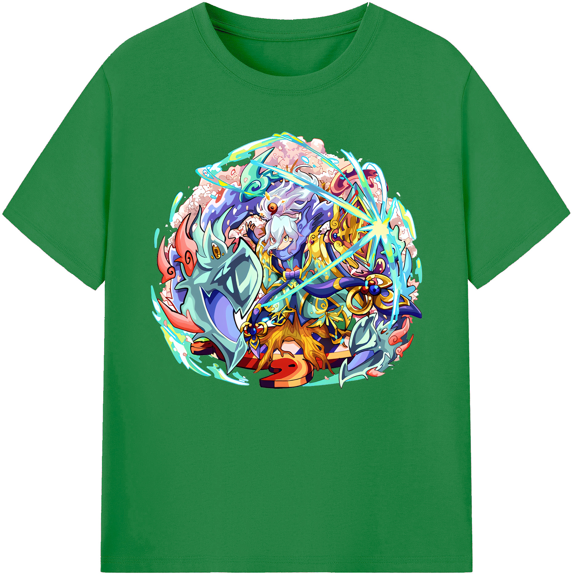 （画像用） 妖怪ウォッチ Yo-kai Watch 綿100％ メンズ半袖Tシャツ｜肌触りやわらか＆通気性