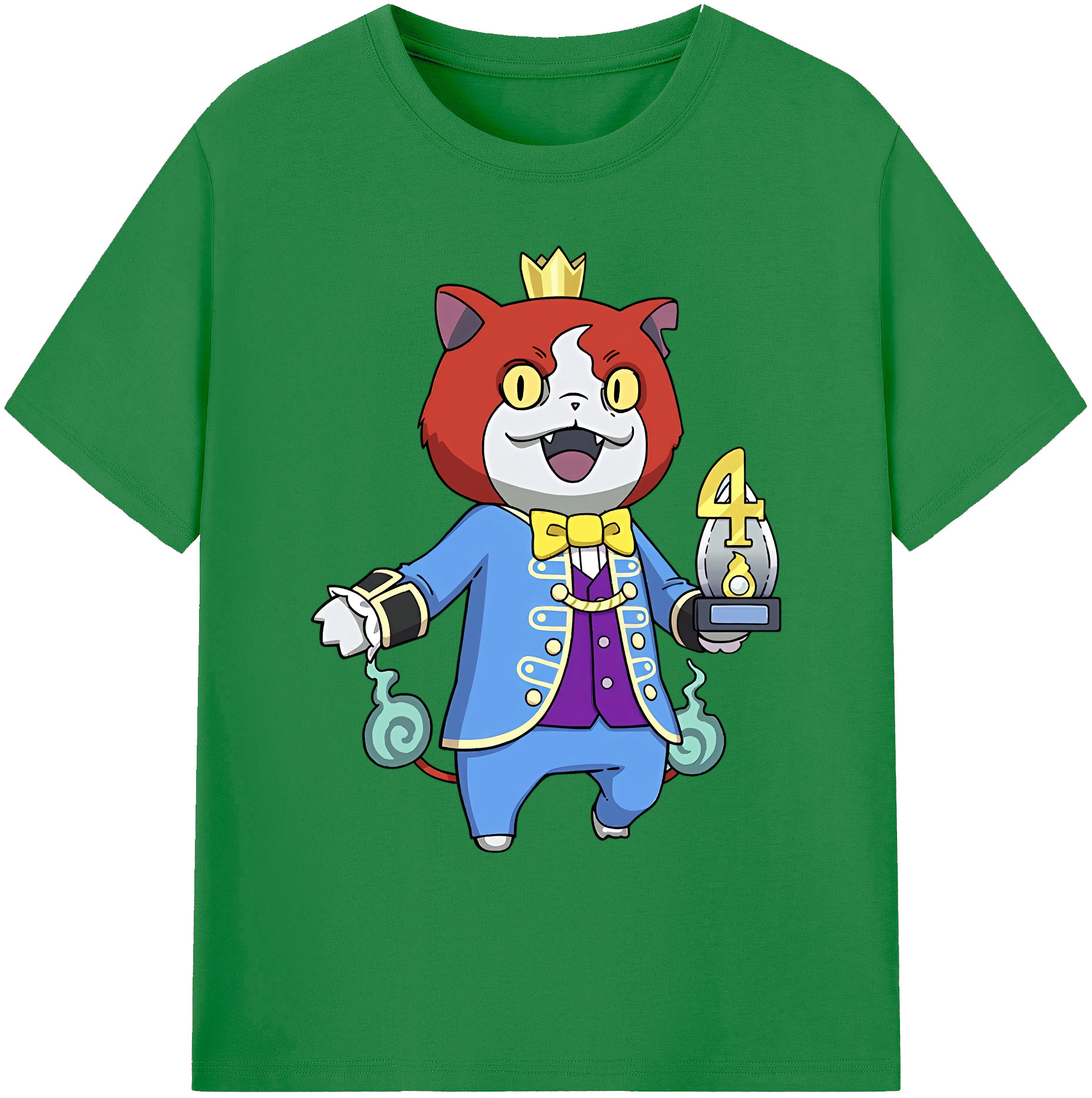 （画像用） 妖怪ウォッチ Yo-kai Watch 綿100％ メンズ半袖Tシャツ｜肌触りやわらか＆通気性
